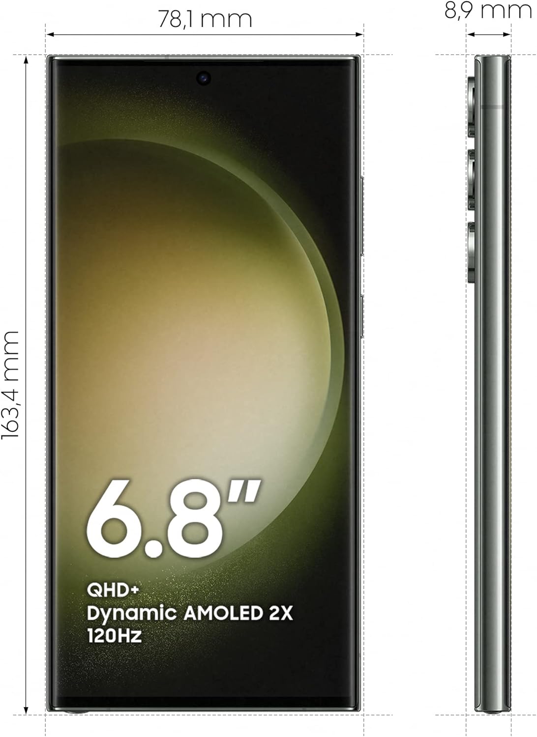 Samsung Galaxy S23, 8GB RAM 256GB Phantom Black, International Version, 5G Mobile Phone, Dual SIM, Android Smartphone