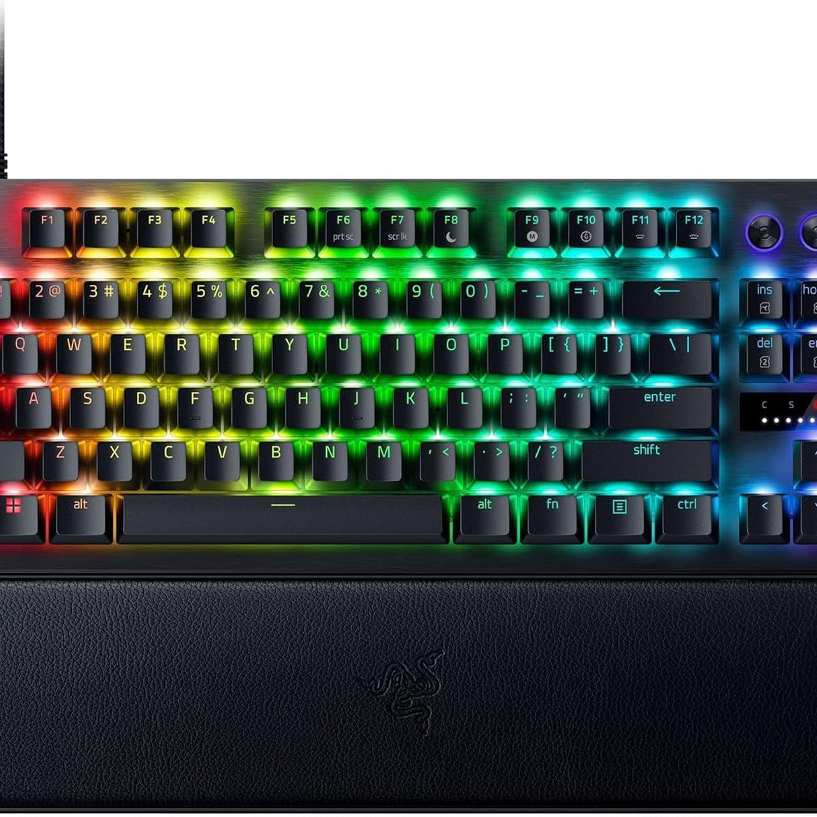 Razer Huntsman Mini 60% Compact Gaming Keyboard: Purple Switch, Clicky Optical-Mechanical Switches, Doubleshot PBT Keycaps, Detachable USB-C Cable, US Layout - Black