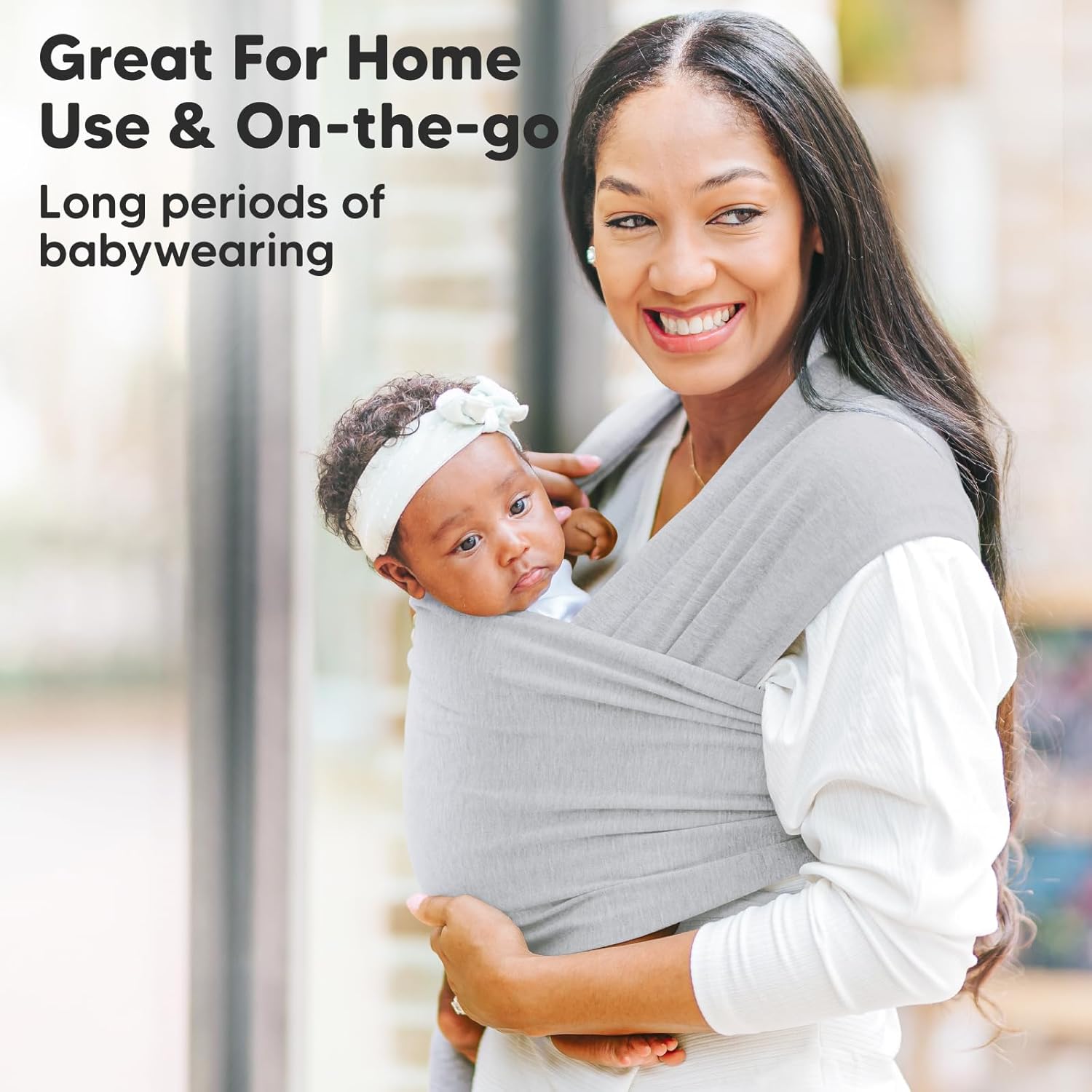 KeaBabies All-in-1 Baby Wrap Carrier Newborn and Infant