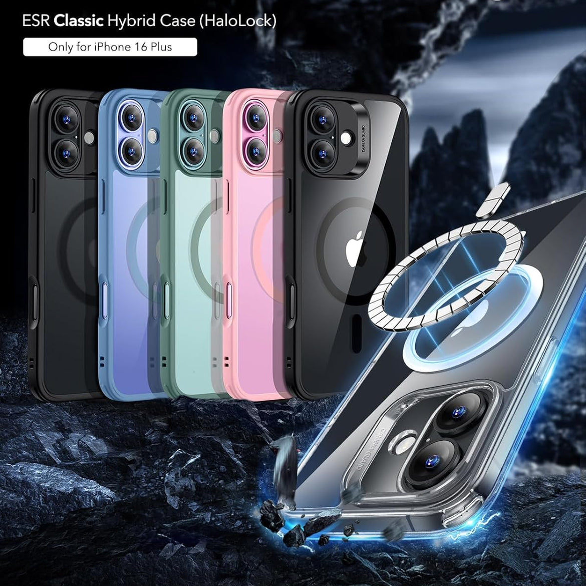 ESR for iPhone 17 Pro Case, Camera Control Cover, Compatible with MagSafe Accessories, Military-Grade Drop Protection, Shock-Absorbing Air Guard Corners, Hybrid Series, Clear