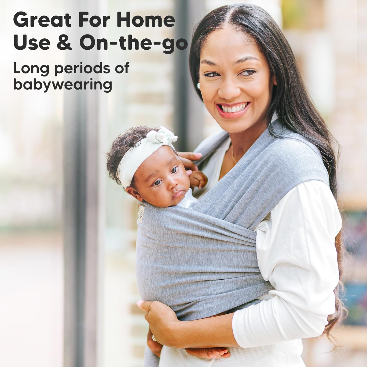 KeaBabies All-in-1 Baby Wrap Carrier Newborn and Infant