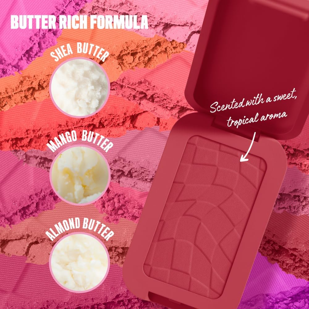 NYX Professional Makeup Buttermelt Blush, Powder Blush, up to 12 H Wear, Fade & Transfer Resistant, Butta Together