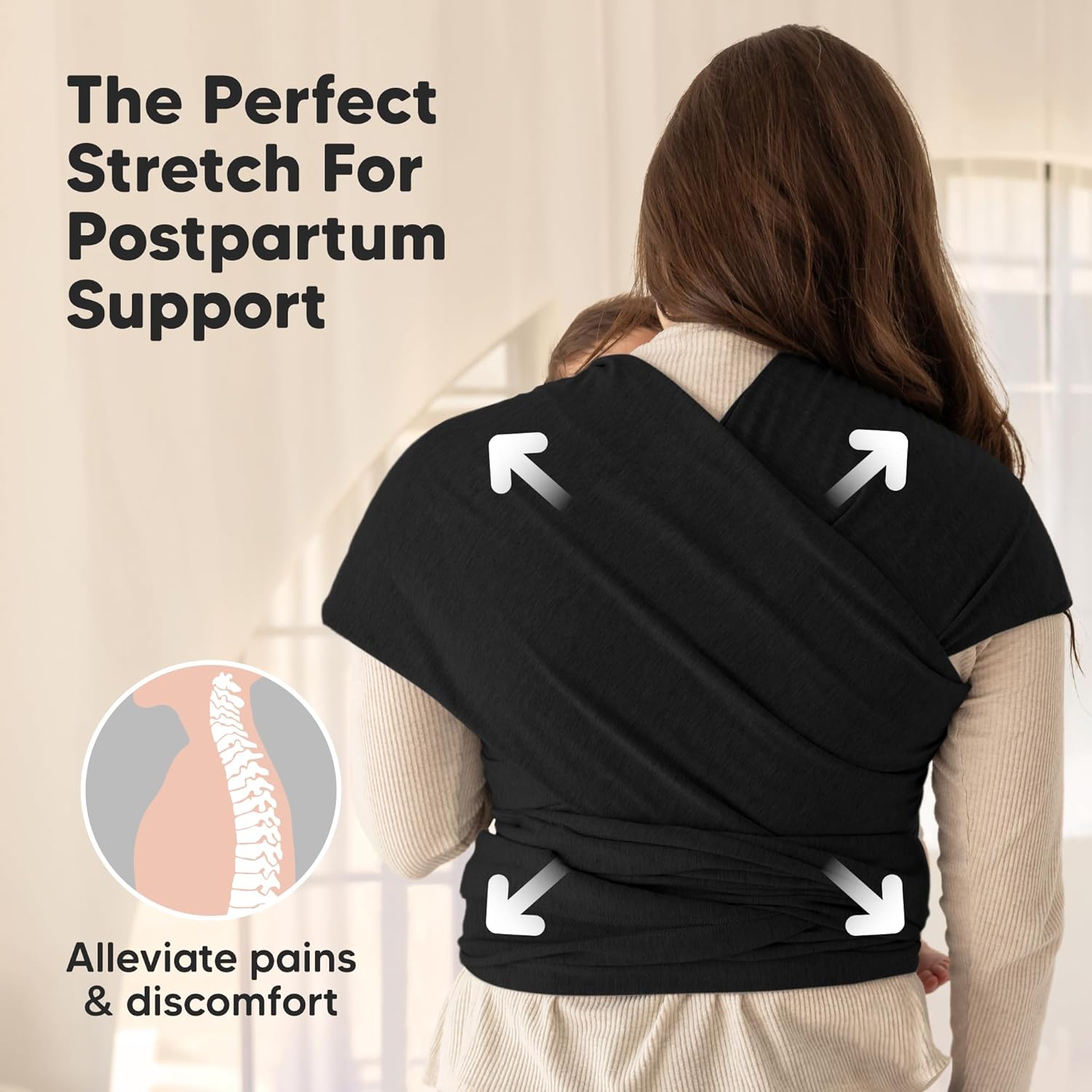 KeaBabies All-in-1 Baby Wrap Carrier Newborn and Infant