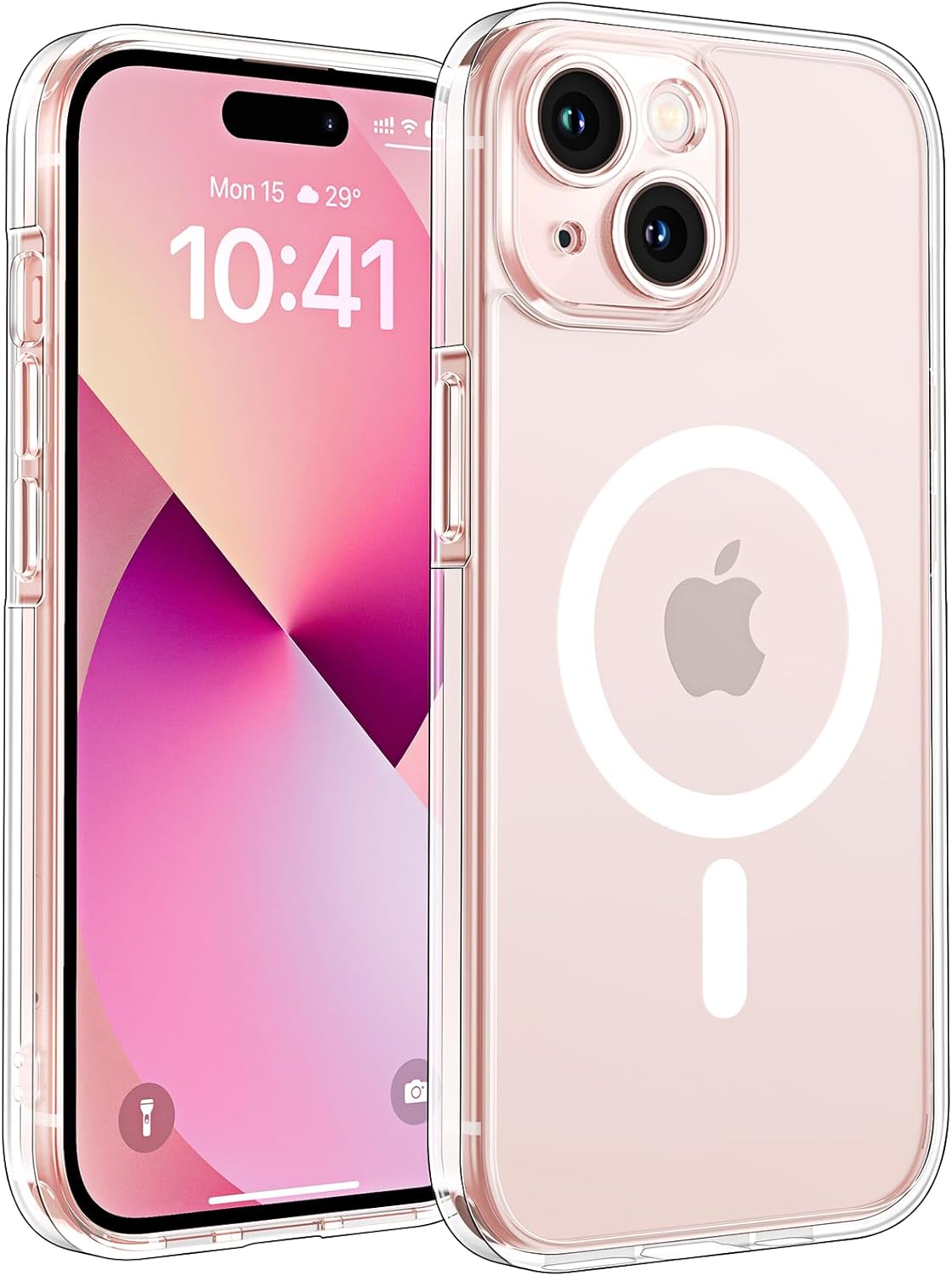 TOCOL for iPhone 17 Pro Max Case 6.9-inch, Built-in Magnetic Ring, Upgraded Camera Protection, Compatible with Magsafe, Military Grade Shockproof, Non-slip Translucent Matte Case, Black