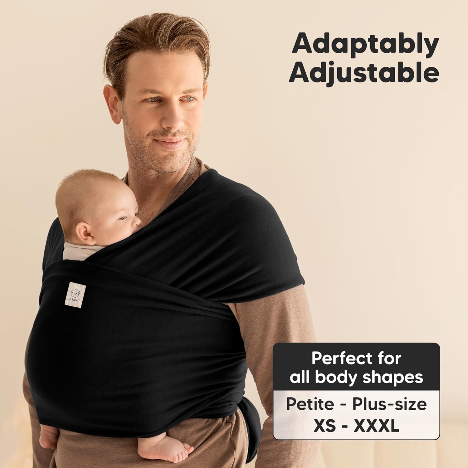 KeaBabies All-in-1 Baby Wrap Carrier Newborn and Infant