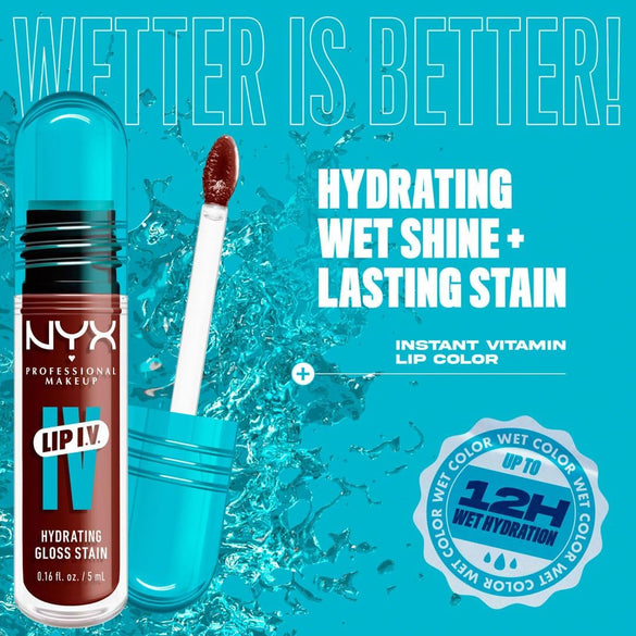 Click to see full view NYX Professional Makeup Lip IV Hydrating Gloss Stain, Lip Gloss