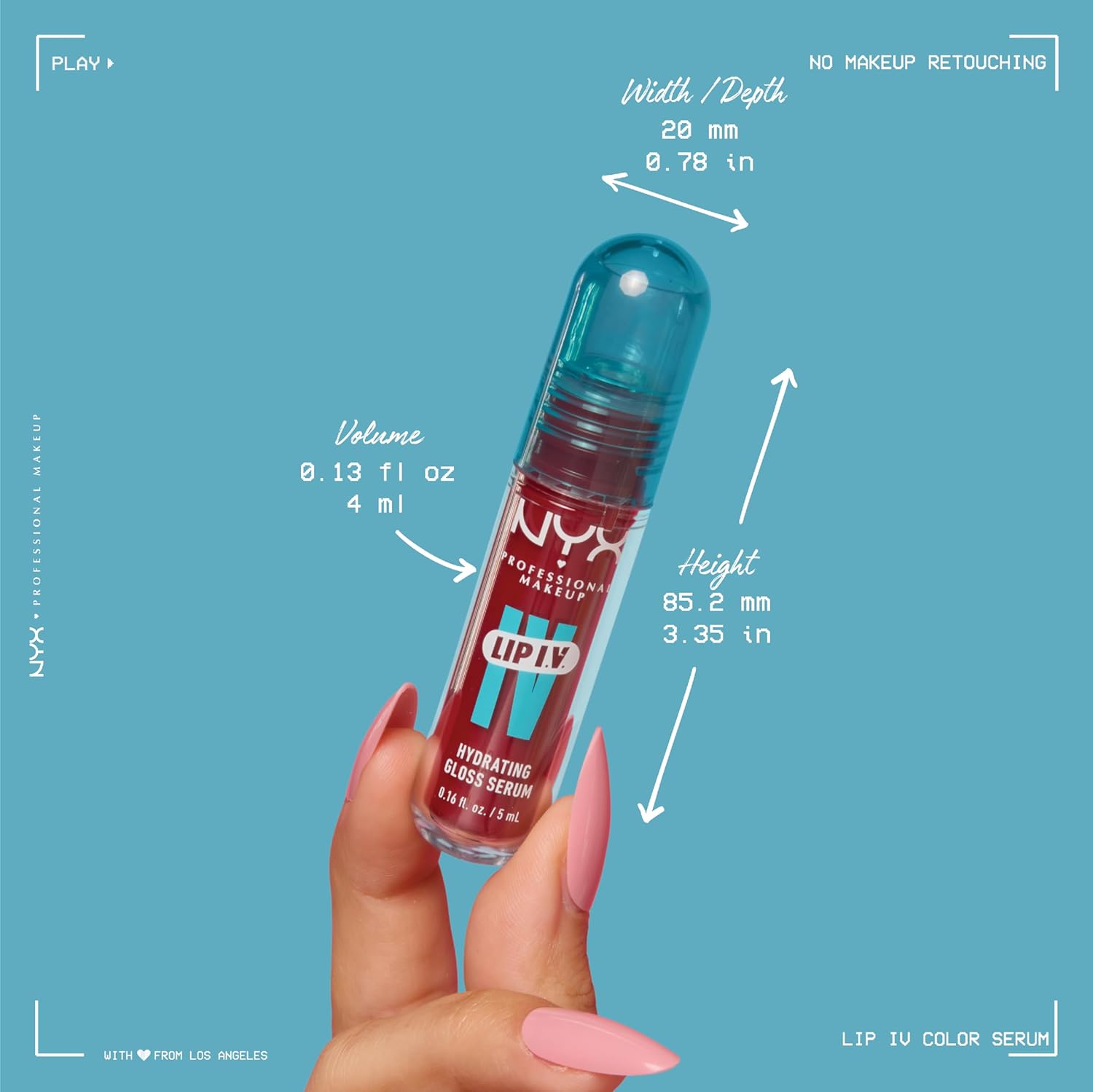 Click to see full view NYX Professional Makeup Lip IV Hydrating Gloss Stain, Lip Gloss