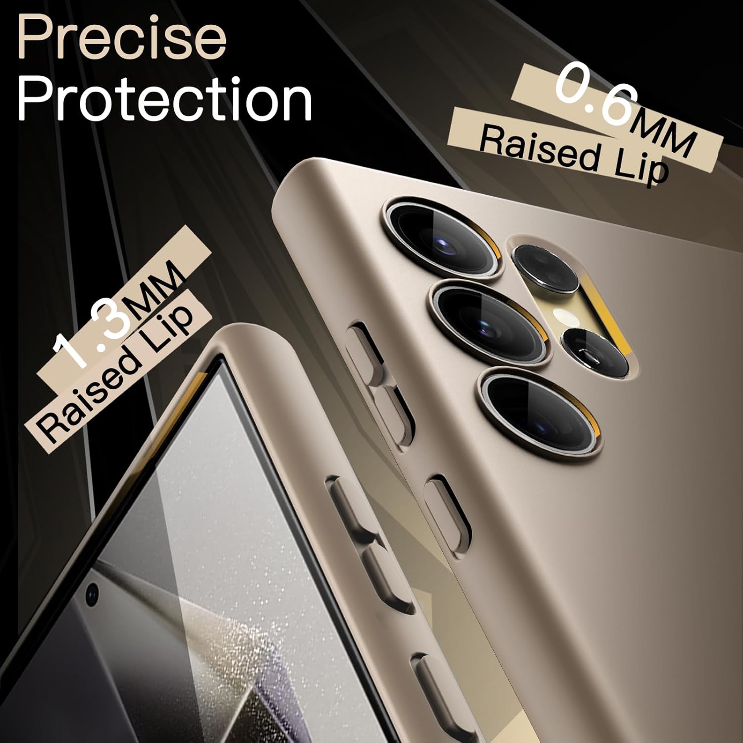 JETech Slim Fit Case for Samsung Galaxy S24 5G, Camera Lens Full Protection, Soft TPU Thin Protective Phone Cover with Matte Finish, Shockproof (Black)