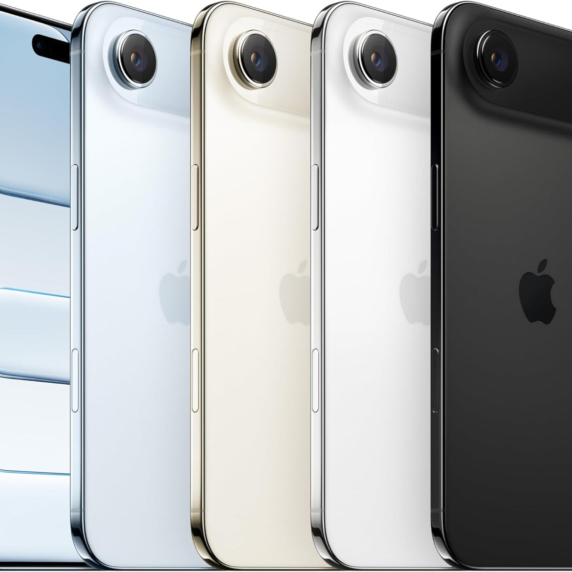 Apple iPhone Air 256 GB: Thinnest iPhone Ever, 6.5-inch Display with ProMotion up to 120Hz, Powerful A19 Pro Chip, Center Stage Front Camera, All-Day Battery Life; Sky Blue