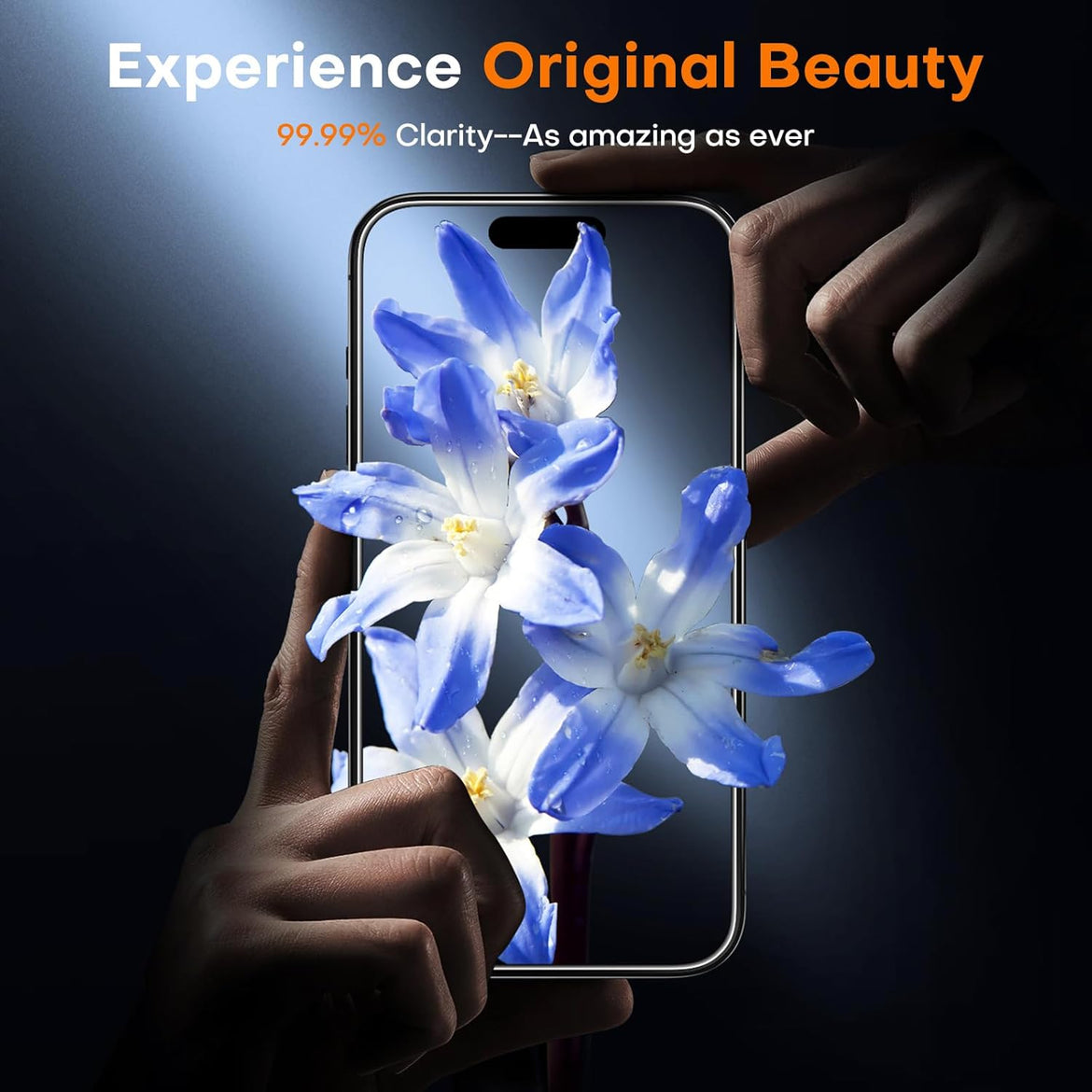 TOCOL 2 Pack for iPhone 15 Pro Screen Protector 6.1 Inch, Easy Installation Full Coverage No Bubbles No Dust Military Grade Shatterproof, 9H Hardness Tempered Glass Screen Protector, Case Friendly