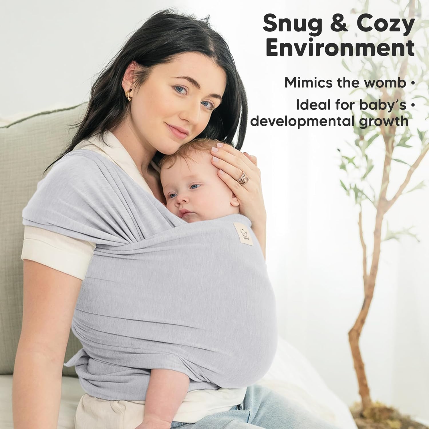 KeaBabies All-in-1 Baby Wrap Carrier Newborn and Infant