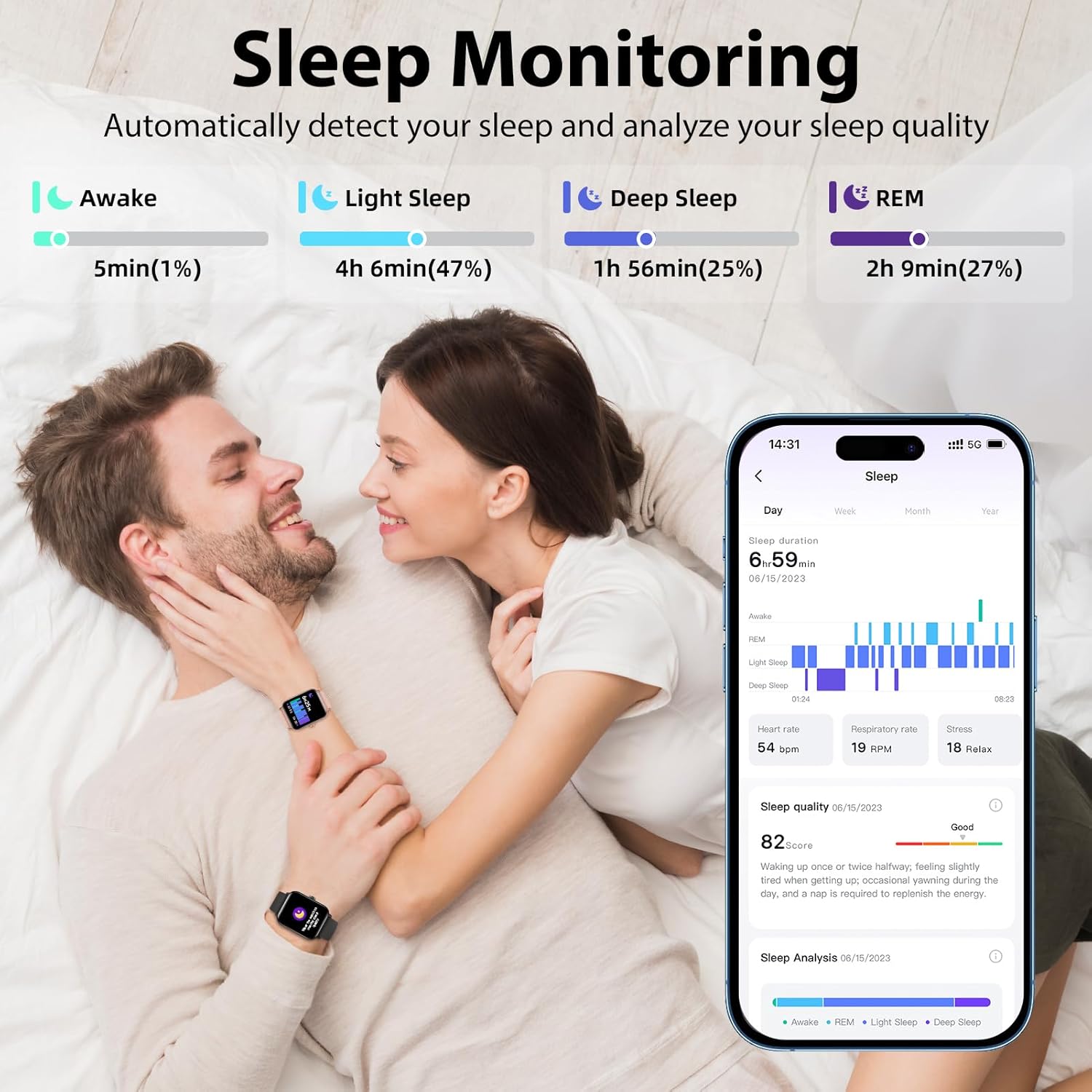 Smart Watch for Men Women (Answer/Make Call), Alexa Built-in, 1.8" Touch Screen Fitness Watch with SpO2 Sleep Monitor, 100 Sport, IP68 Waterproof Step Counter Smartwatch for iOS Android