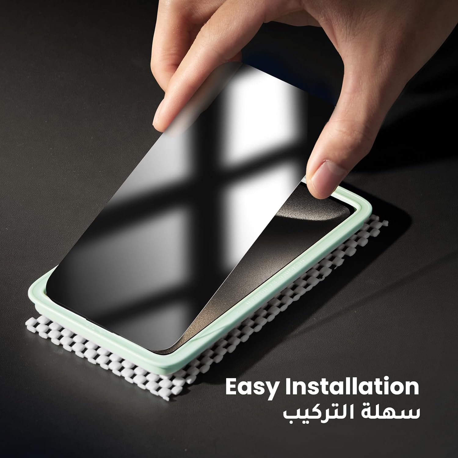 UGREEN 2 Pack for iPhone 17 Pro Max Screen Protector Privacy 6.9'' 100% Privacy Protection 1:1 Full Coverage Military Grade 9H Tempered Glass Anti-Spy Screen Protector Easy to Install