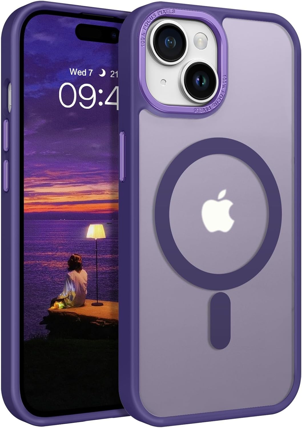 Eligo Magnetic Case for iPhone 11, Compatible with MagSafe Shockproof Protection Cover, Translucent Matte Phone Case with Strong Magnet, Slim Case for Apple 11 6.1 Inch (2019)(Black)
