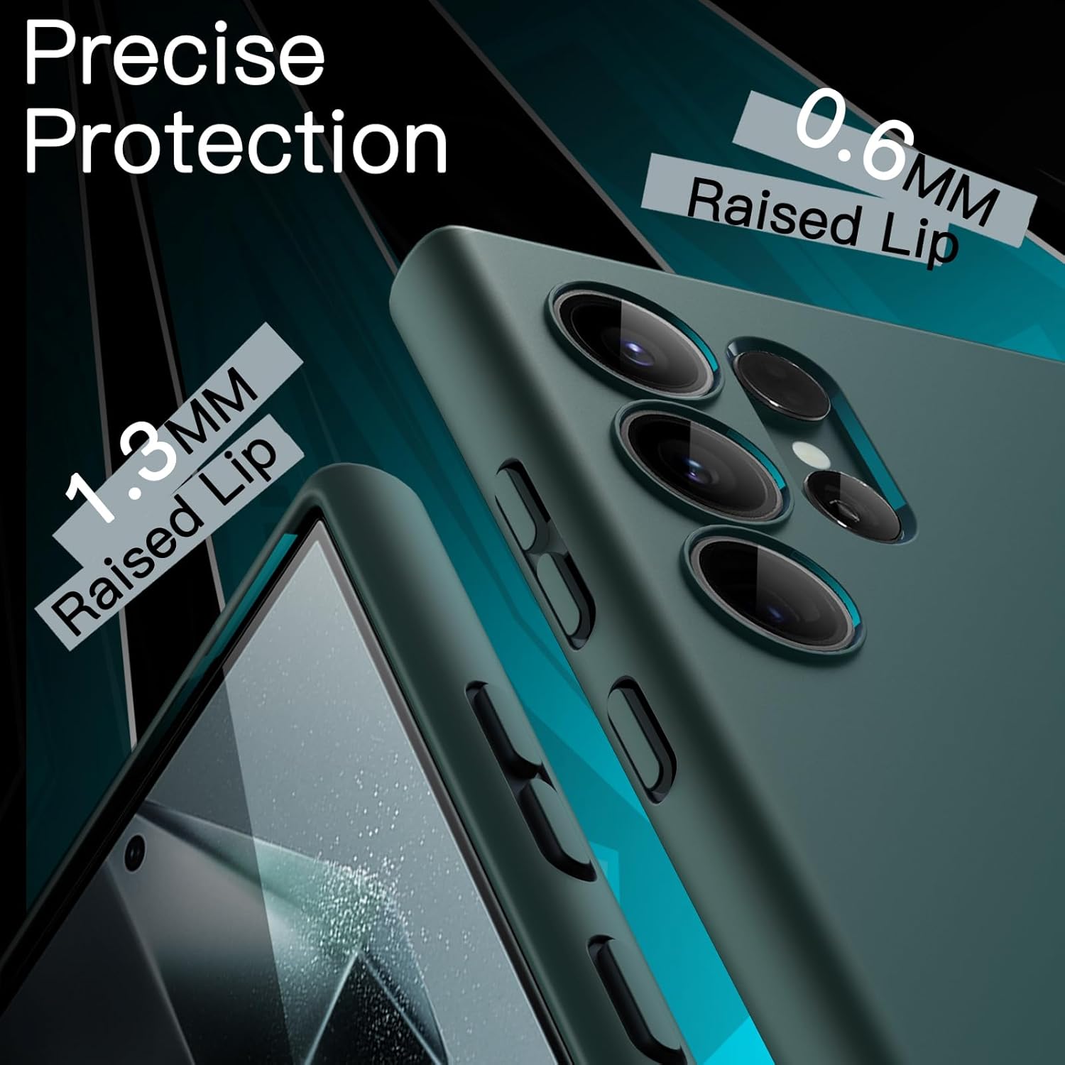 JETech Slim Fit Case for Samsung Galaxy S24 5G, Camera Lens Full Protection, Soft TPU Thin Protective Phone Cover with Matte Finish, Shockproof (Black)