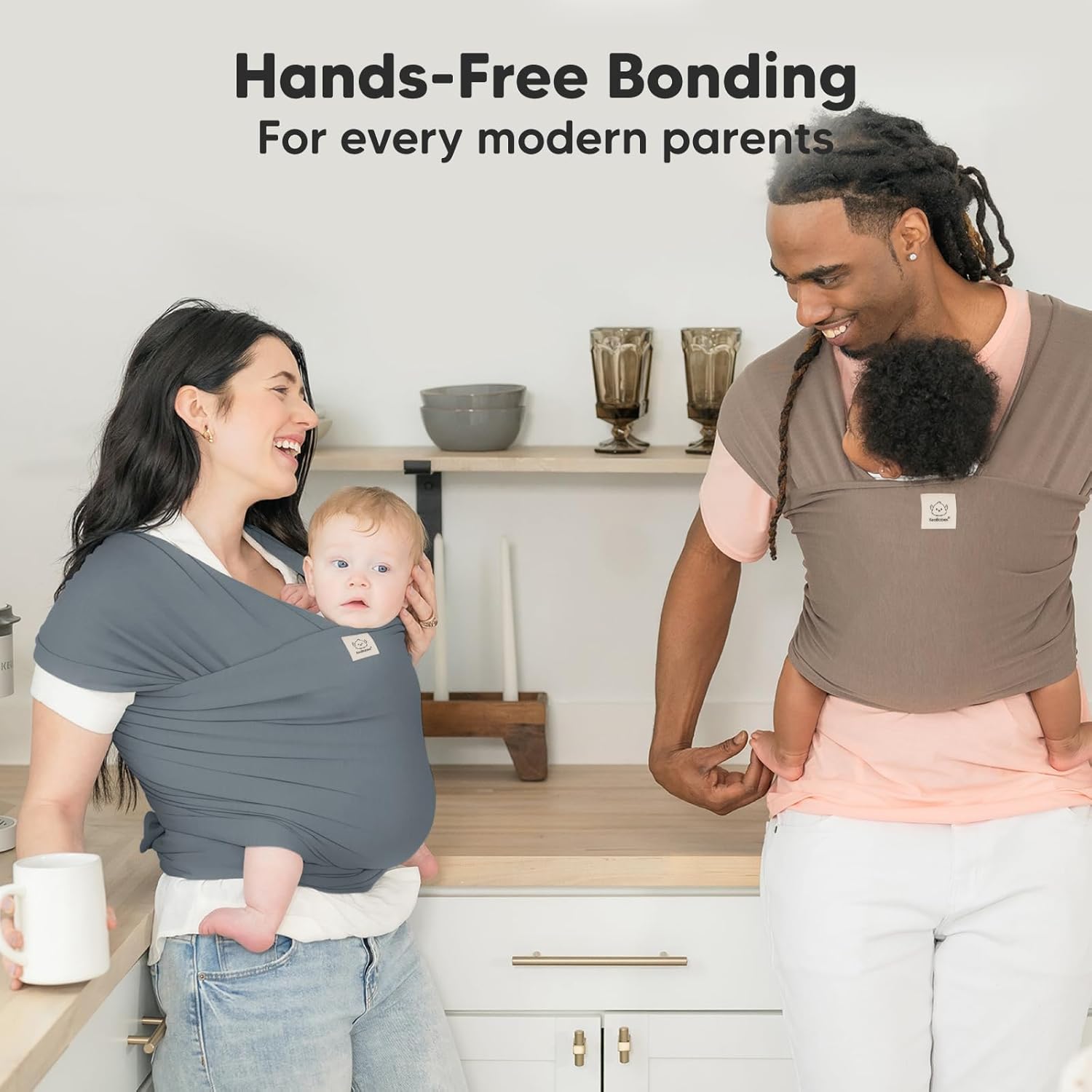 KeaBabies All-in-1 Baby Wrap Carrier Newborn and Infant
