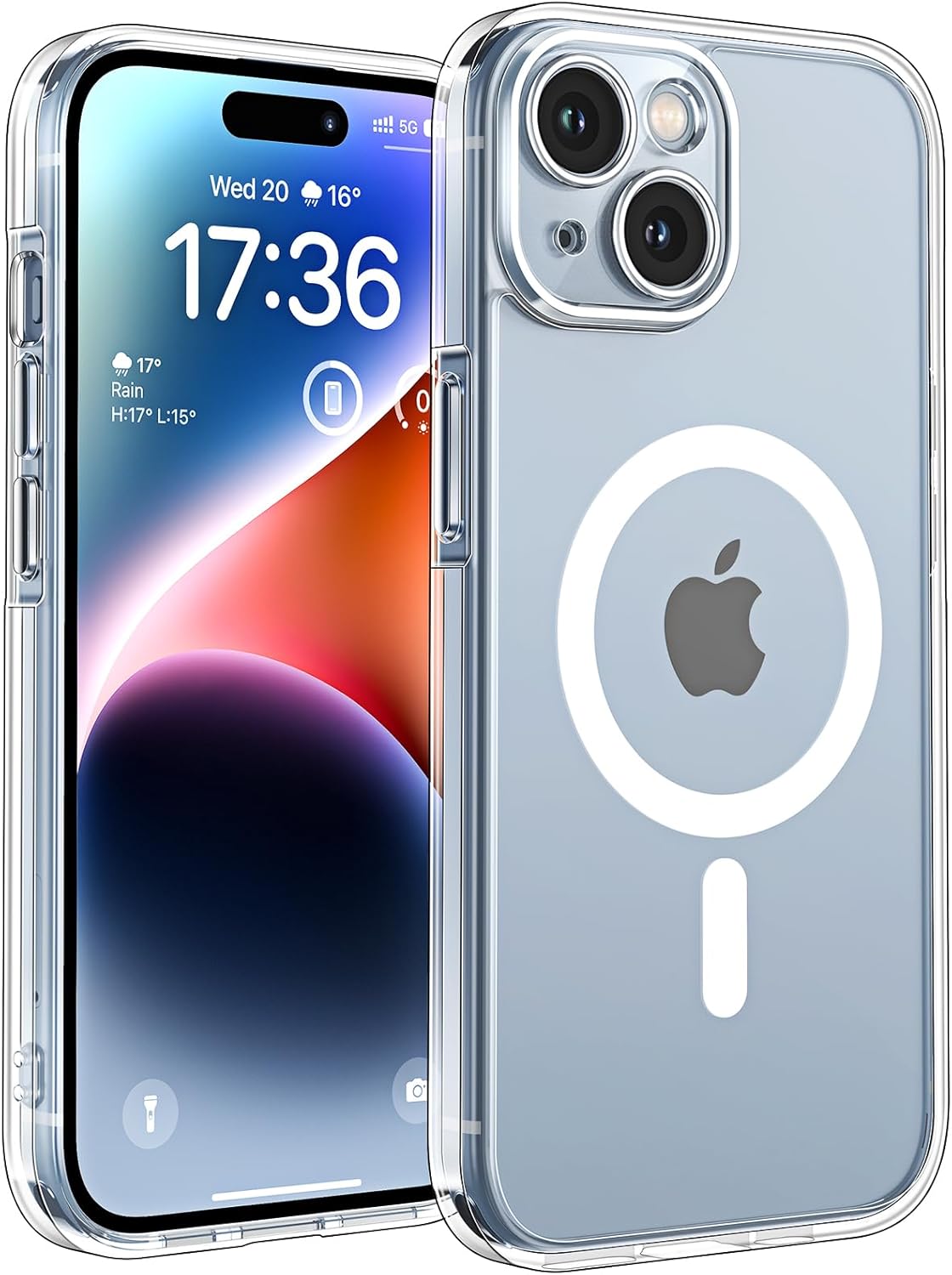 TOCOL for iPhone 17 Pro Max Case 6.9-inch, Built-in Magnetic Ring, Upgraded Camera Protection, Compatible with Magsafe, Military Grade Shockproof, Non-slip Translucent Matte Case, Black