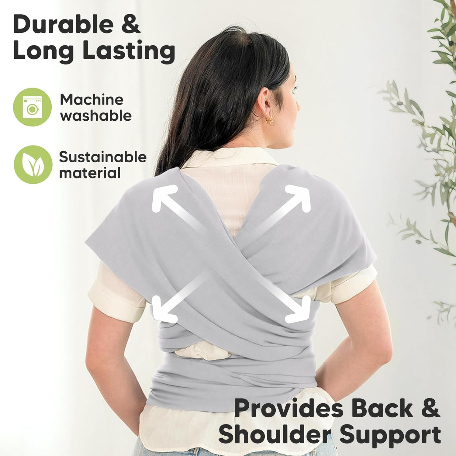 KeaBabies All-in-1 Baby Wrap Carrier Newborn and Infant