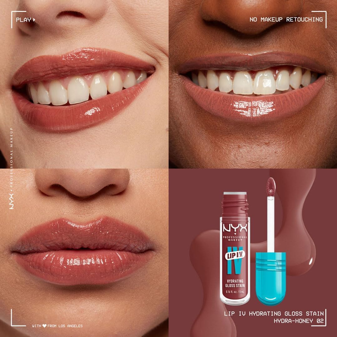 Click to see full view NYX Professional Makeup Lip IV Hydrating Gloss Stain, Lip Gloss