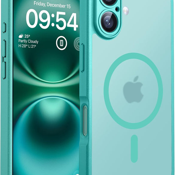 TOCOL for iPhone 17 Pro Max Case 6.9-inch, Built-in Magnetic Ring, Upgraded Camera Protection, Compatible with Magsafe, Military Grade Shockproof, Non-slip Translucent Matte Case, Black
