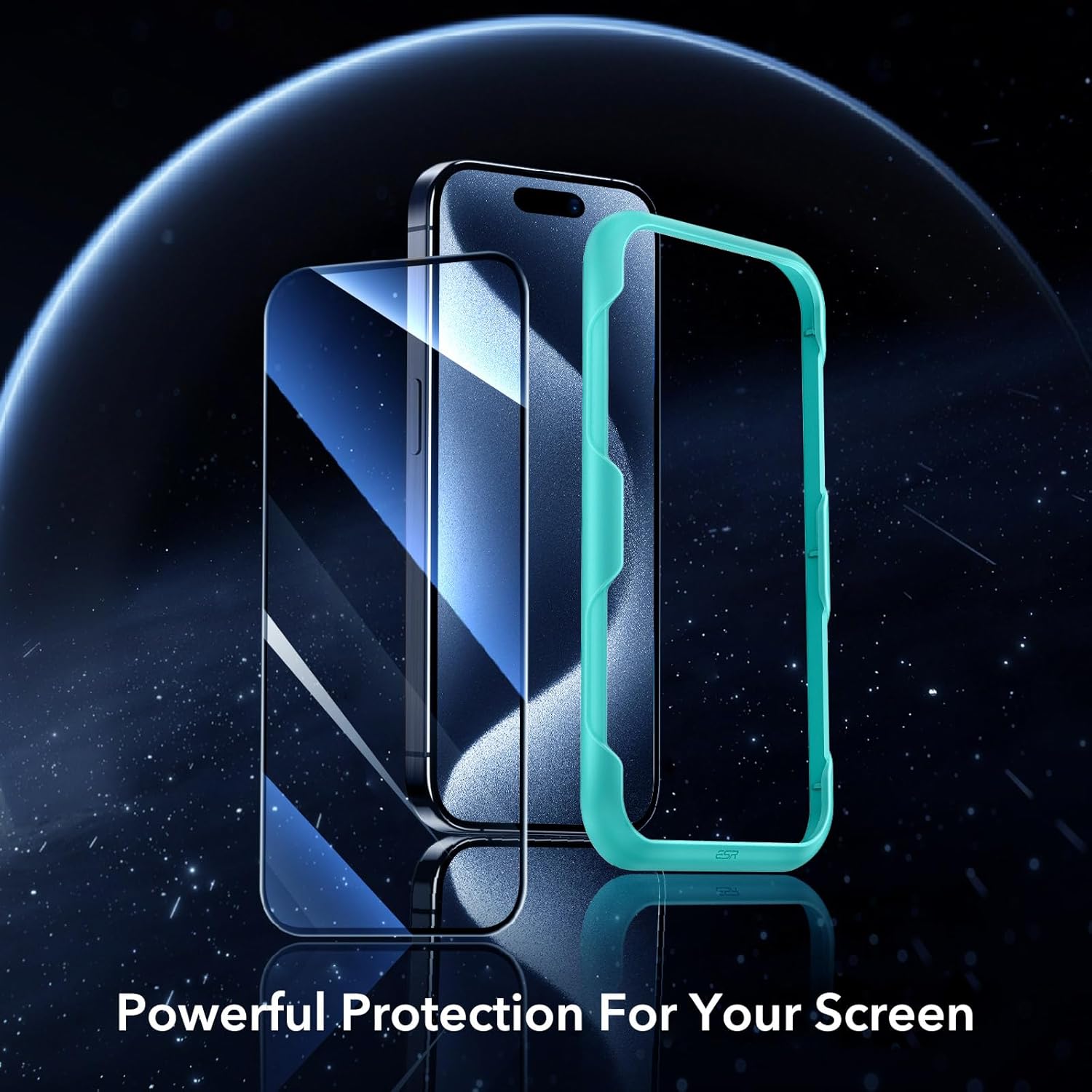 ESR 3 Pack for iPhone 17 Pro Max Screen Protectors, High Clarity, 9H Hardness Scratch Resistant, Military-Grade Tempered Glass, Shatterproof, Screen Guard with Easy Installation Tool