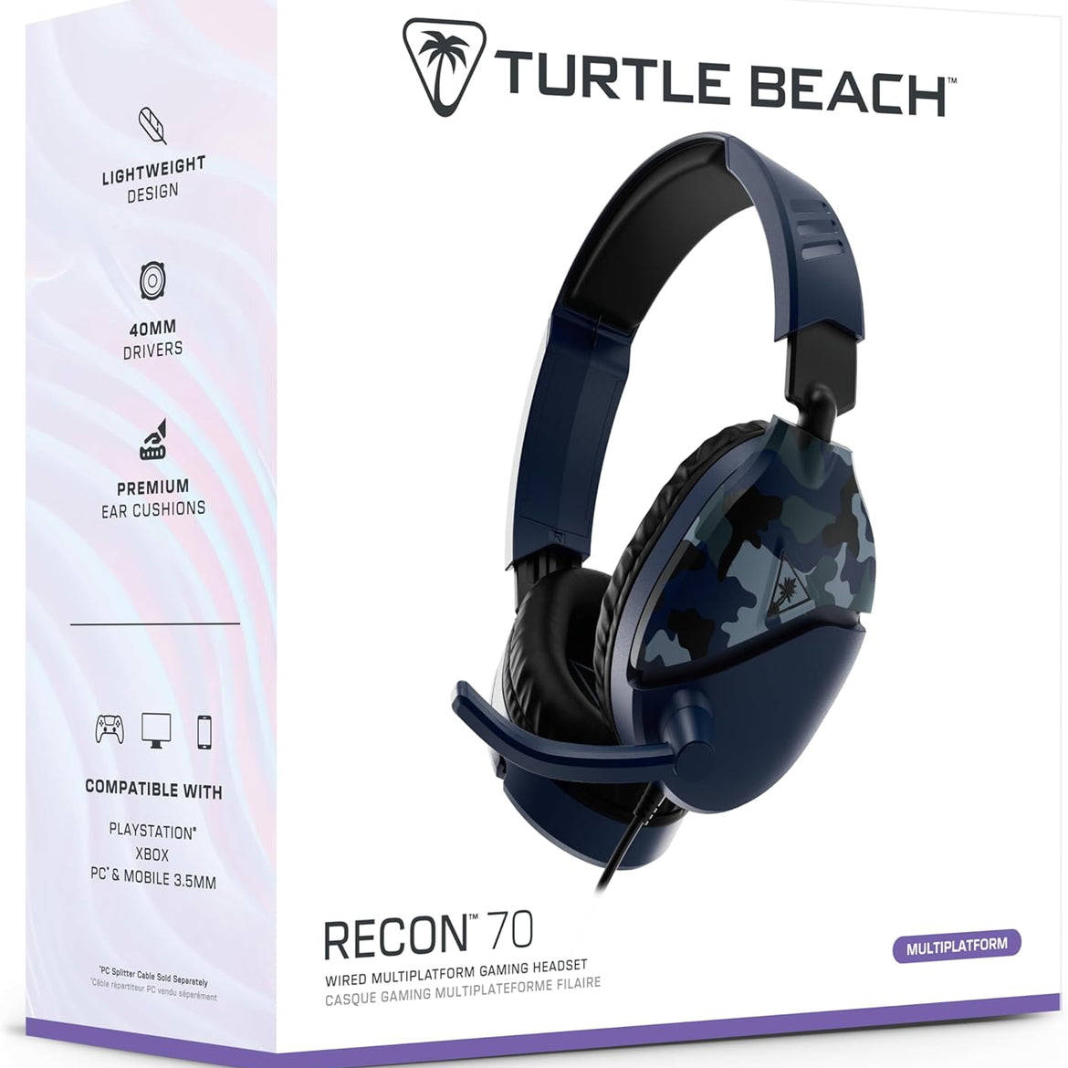 Turtle Beach Recon 70 Camo White Gaming Headset for Xbox Series X|S, Xbox One, PS5, PS4, Nintendo Switch & PC