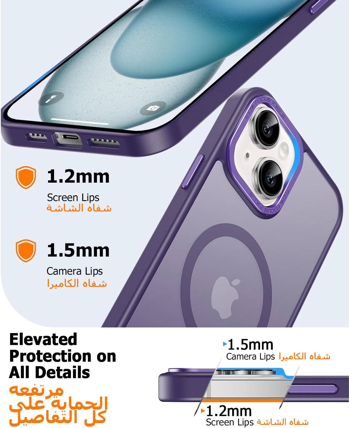 Eligo Magnetic Case for iPhone 11, Compatible with MagSafe Shockproof Protection Cover, Translucent Matte Phone Case with Strong Magnet, Slim Case for Apple 11 6.1 Inch (2019)(Black)