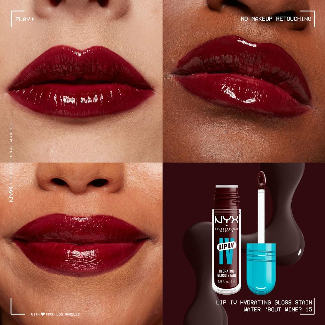 Click to see full view NYX Professional Makeup Lip IV Hydrating Gloss Stain, Lip Gloss