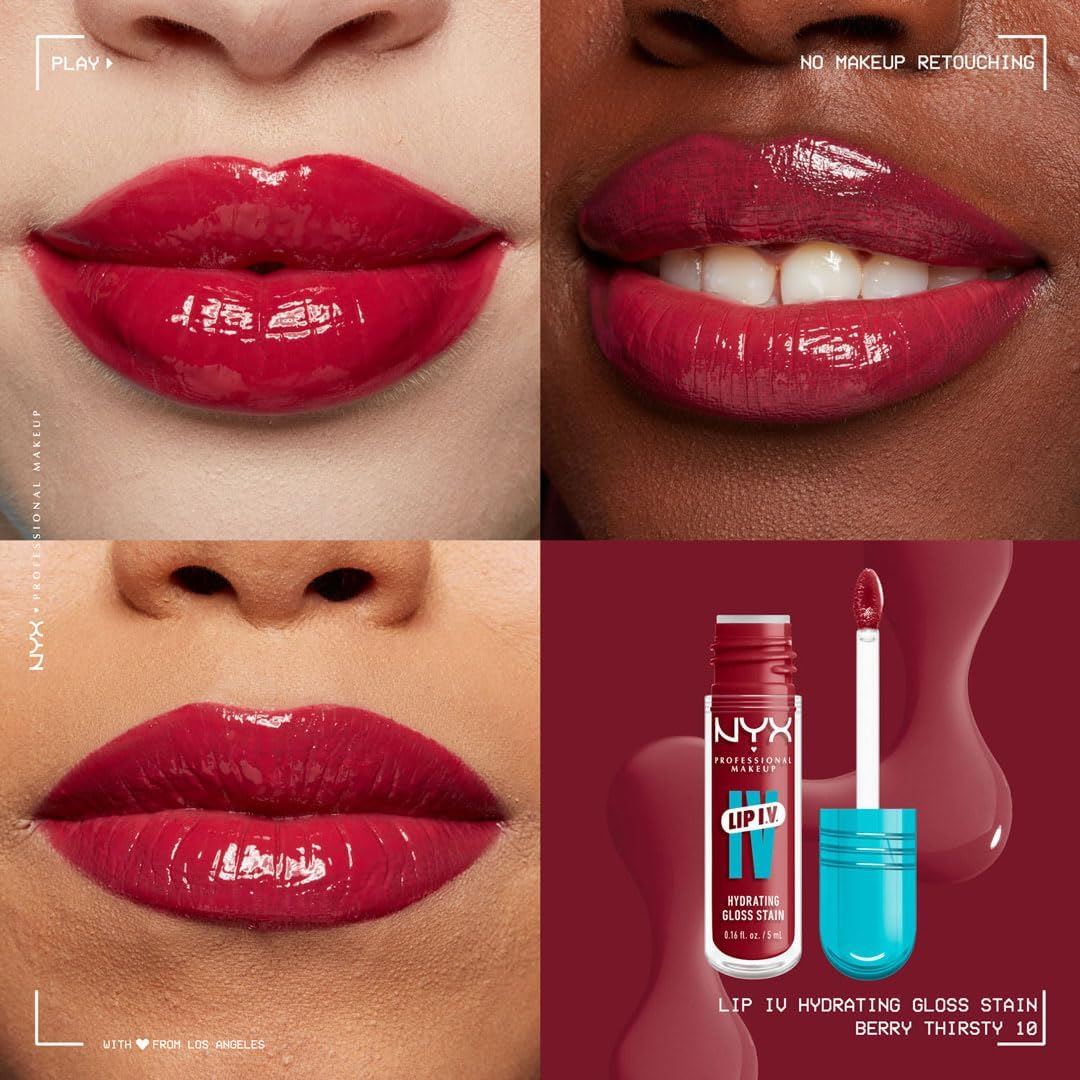 Click to see full view NYX Professional Makeup Lip IV Hydrating Gloss Stain, Lip Gloss