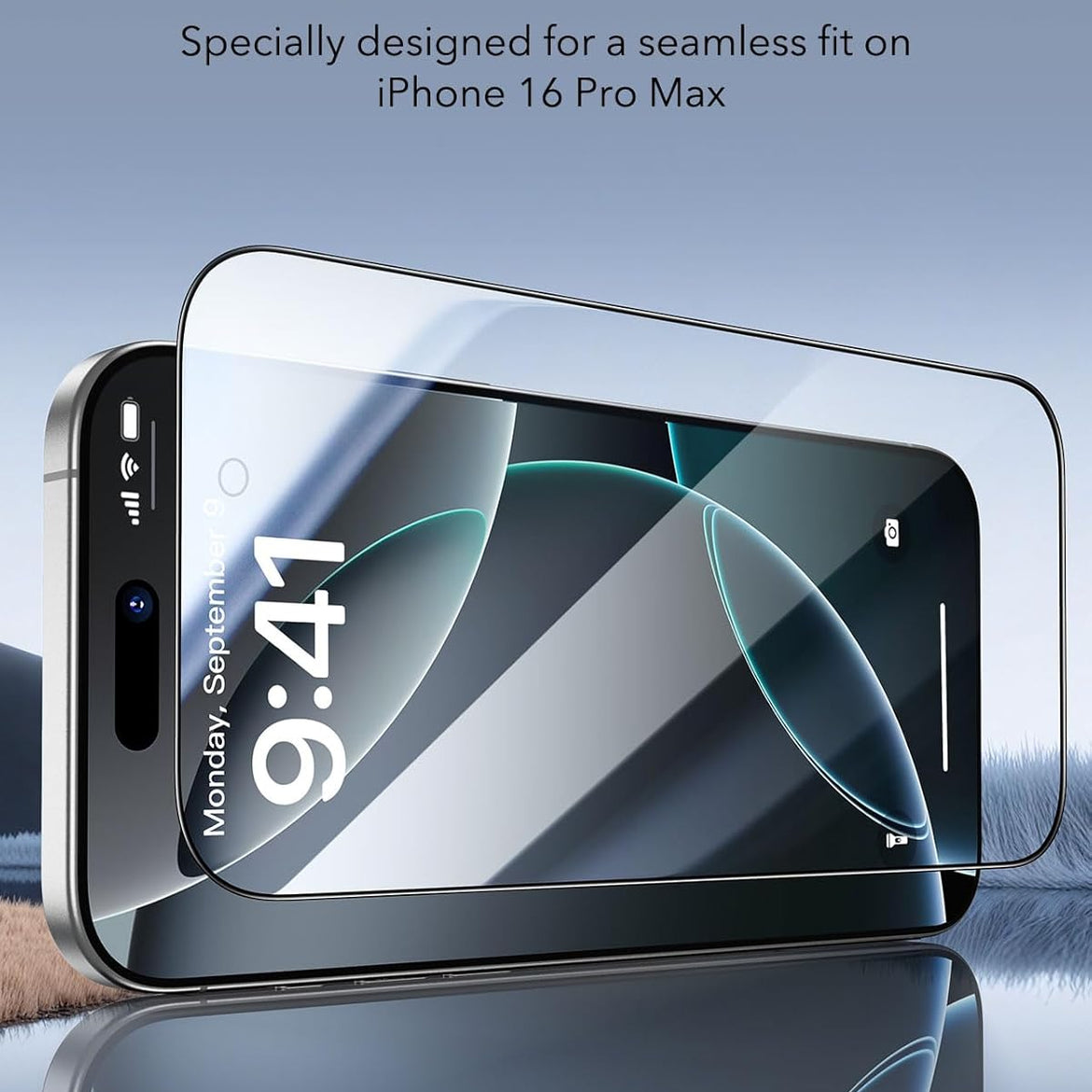 ESR 3 Pack for iPhone 17 Pro Max Screen Protectors Tempered Glass, High Clarity, 9H Hardness Scratch Resistant, Full Coverage, Military-Grade, Shatterproof, Screen Guard with Ultra Fit Tray