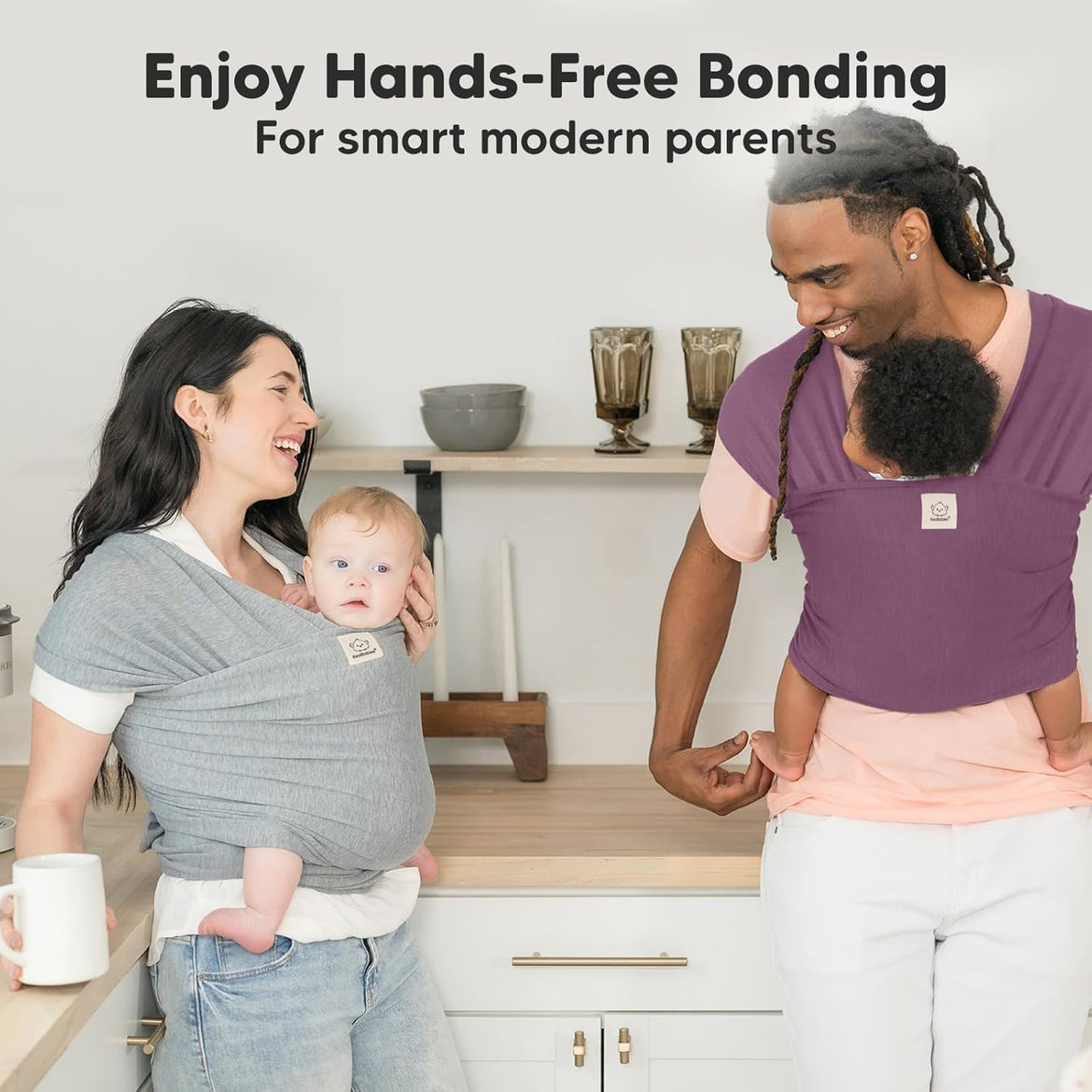 KeaBabies All-in-1 Baby Wrap Carrier Newborn and Infant