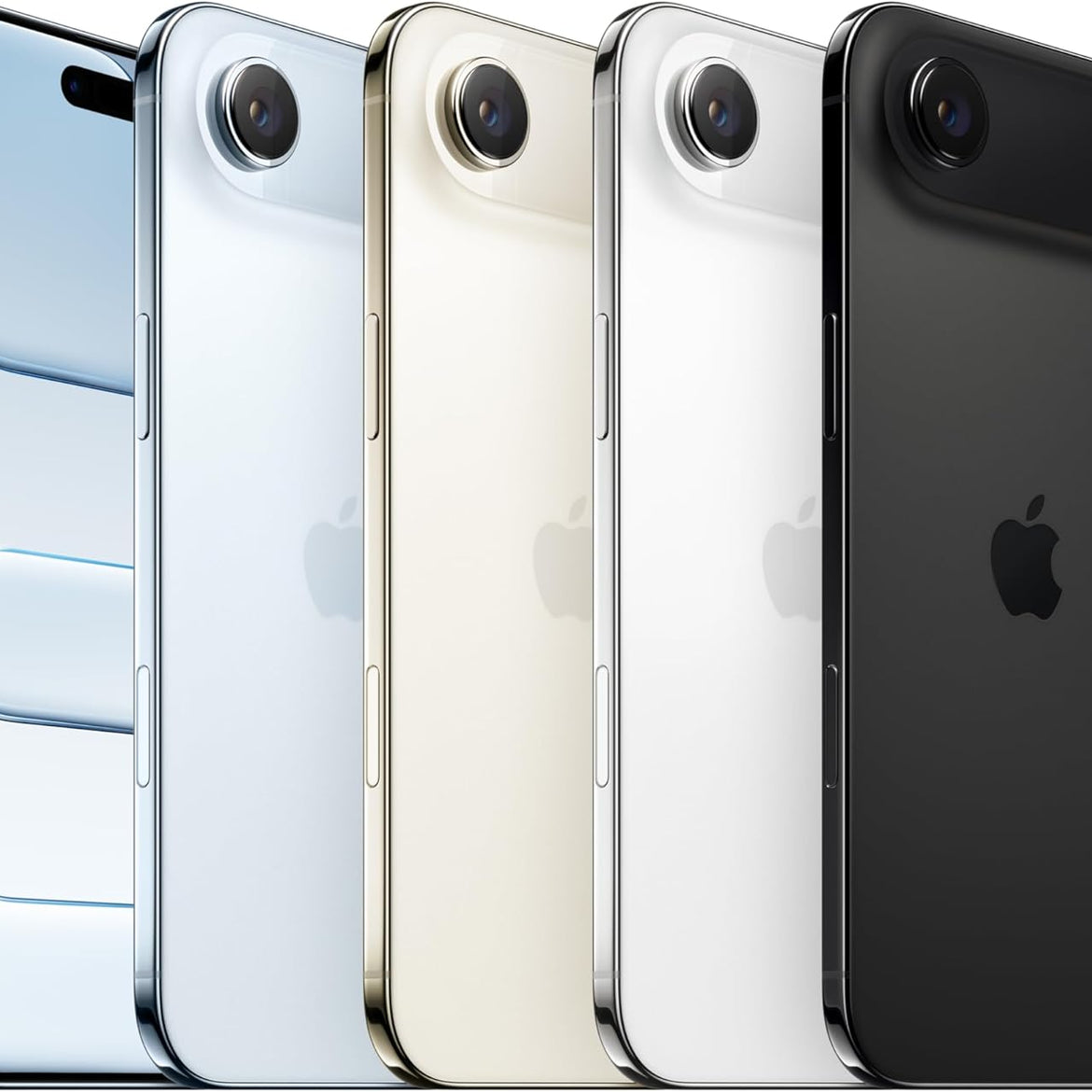 Apple iPhone Air 256 GB: Thinnest iPhone Ever, 6.5-inch Display with ProMotion up to 120Hz, Powerful A19 Pro Chip, Center Stage Front Camera, All-Day Battery Life; Sky Blue