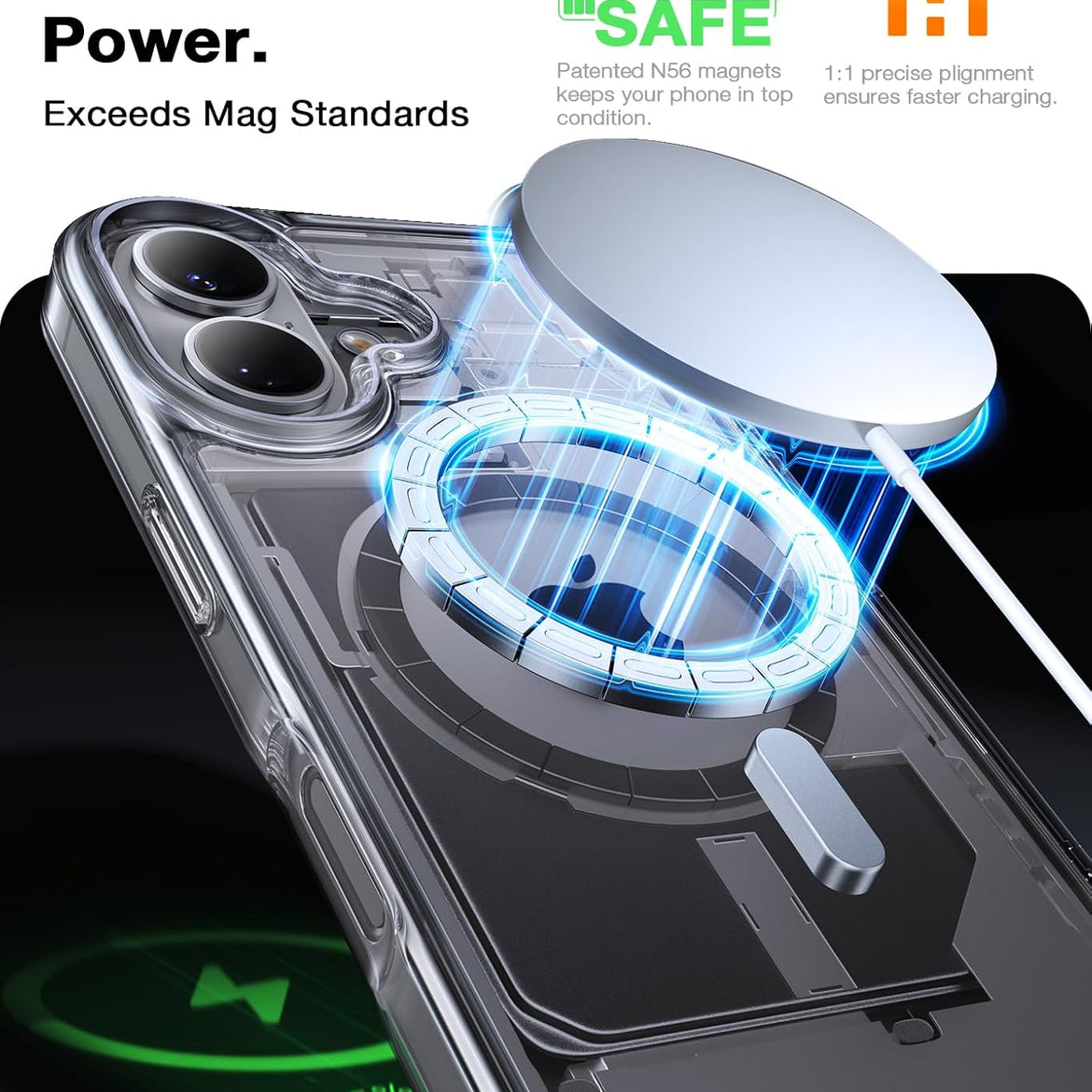 TORRAS Magnetic Shockproof for iPhone 17 Pro Case, Compatible with Magsafe, Military-Grade Drop Tested, Translucent Slim Protective for iPhone 17 Pro Case Anti-Fingerprint Anti-Scratch, Deep Blue