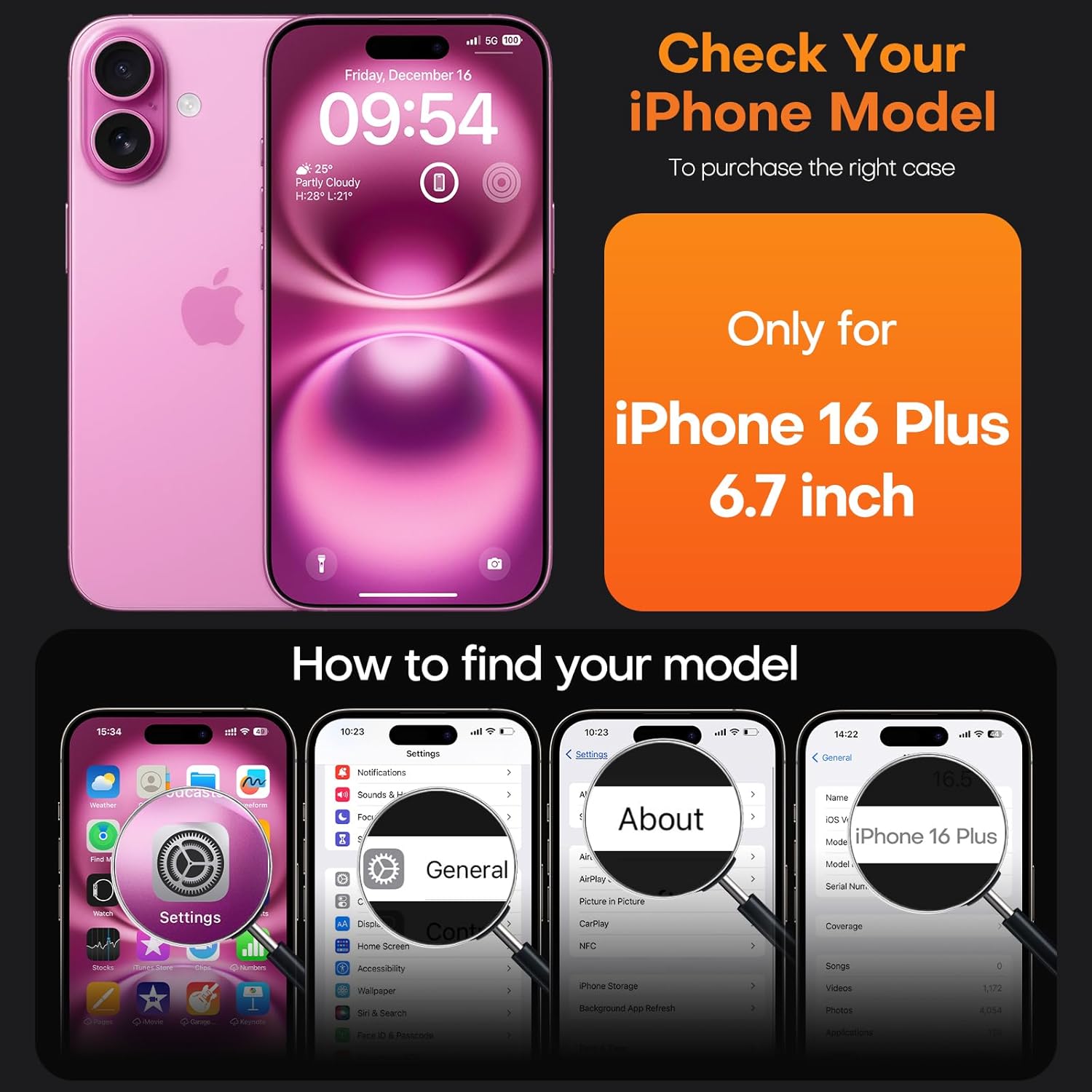 TAURI for iPhone 17 Pro Case with 1-Pack Screen Protector, Camera Lens Full Protection, Military-Grade Protection, Shockproof Transparent Back Bumper Phone Cover - Clear