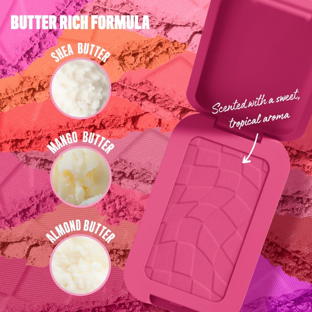NYX Professional Makeup Buttermelt Blush, Powder Blush, up to 12 H Wear, Fade & Transfer Resistant, Butta Together
