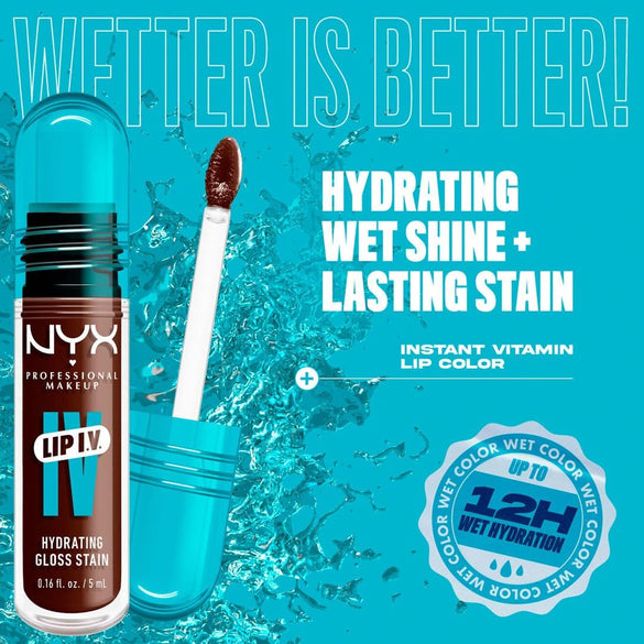 Click to see full view NYX Professional Makeup Lip IV Hydrating Gloss Stain, Lip Gloss