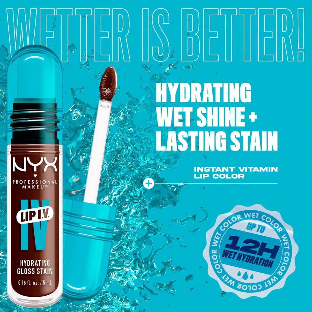 Click to see full view NYX Professional Makeup Lip IV Hydrating Gloss Stain, Lip Gloss