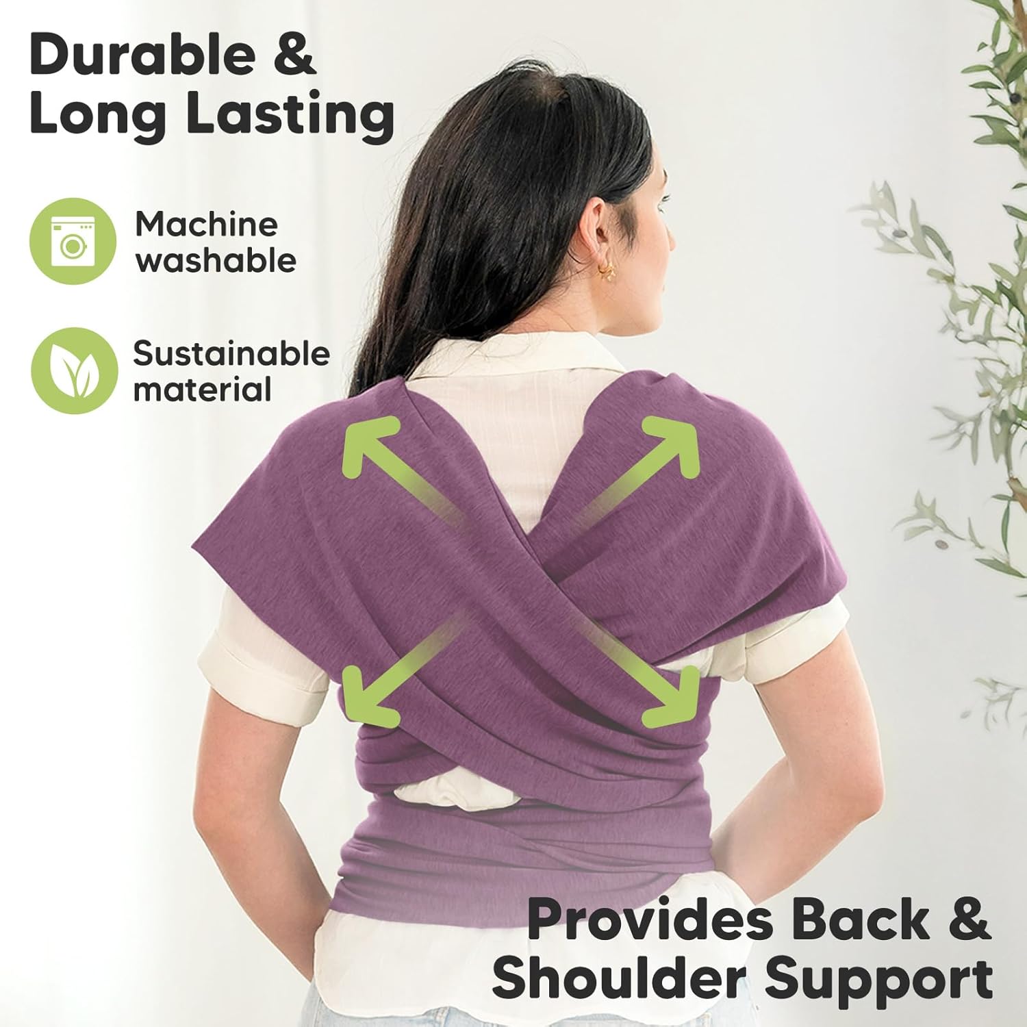 KeaBabies All-in-1 Baby Wrap Carrier Newborn and Infant