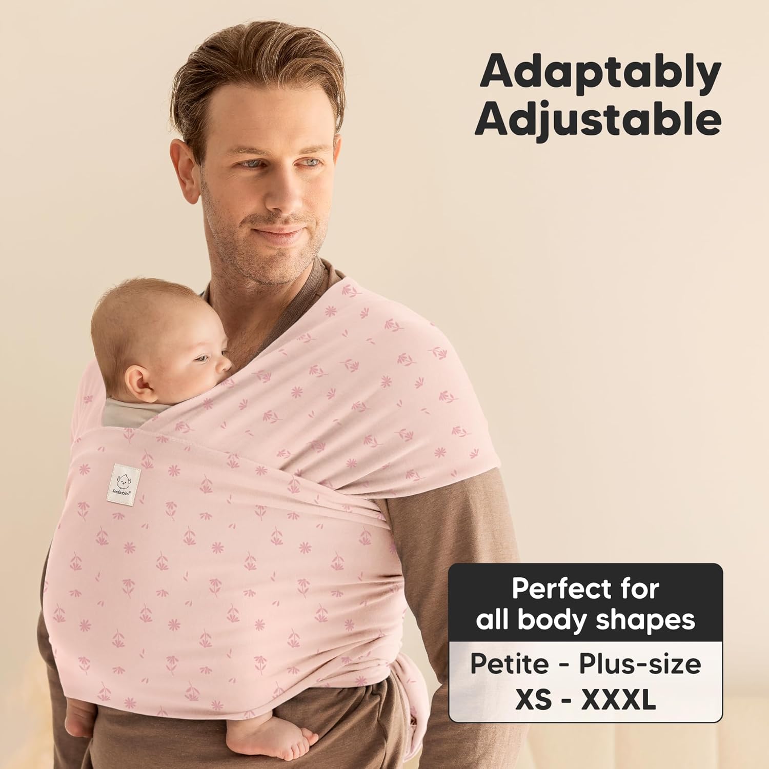KeaBabies All-in-1 Baby Wrap Carrier Newborn and Infant