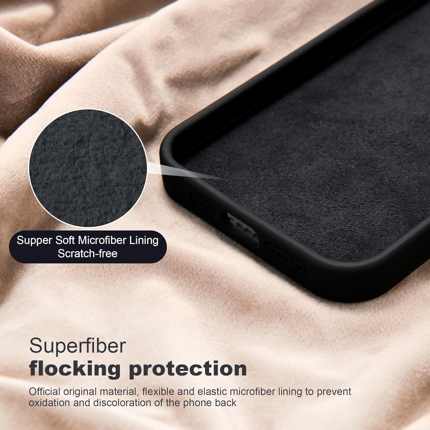 Eligo for iPhone 14 Pro Case, Compatible with MagSafe, with Magnetic Invisible Stand,【Shockproof Military-Grade Protection】Soft Silicone Phone Cover with Kickstand for Apple 14 Pro (Black)