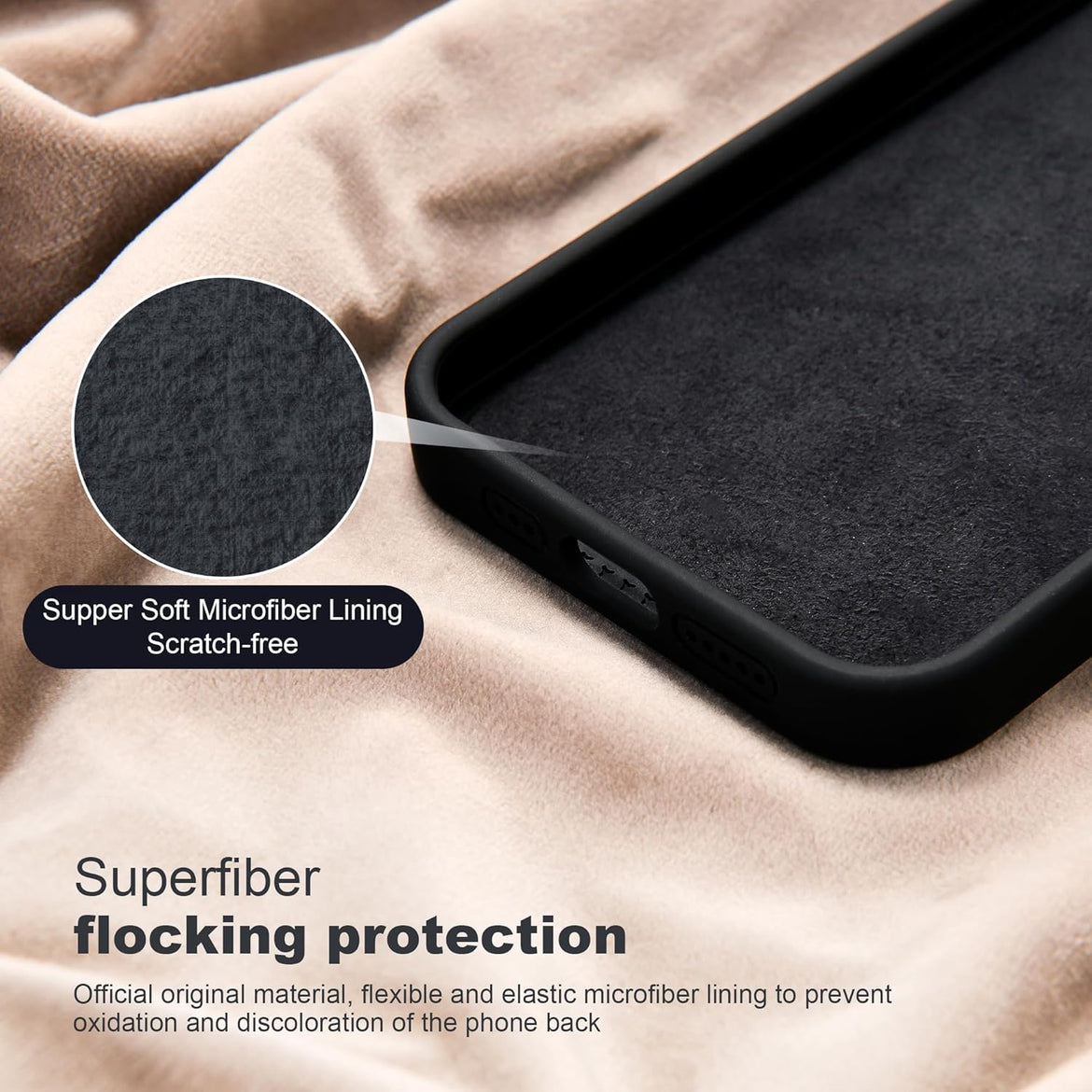 Eligo for iPhone 14 Pro Case, Compatible with MagSafe, with Magnetic Invisible Stand,【Shockproof Military-Grade Protection】Soft Silicone Phone Cover with Kickstand for Apple 14 Pro (Black)