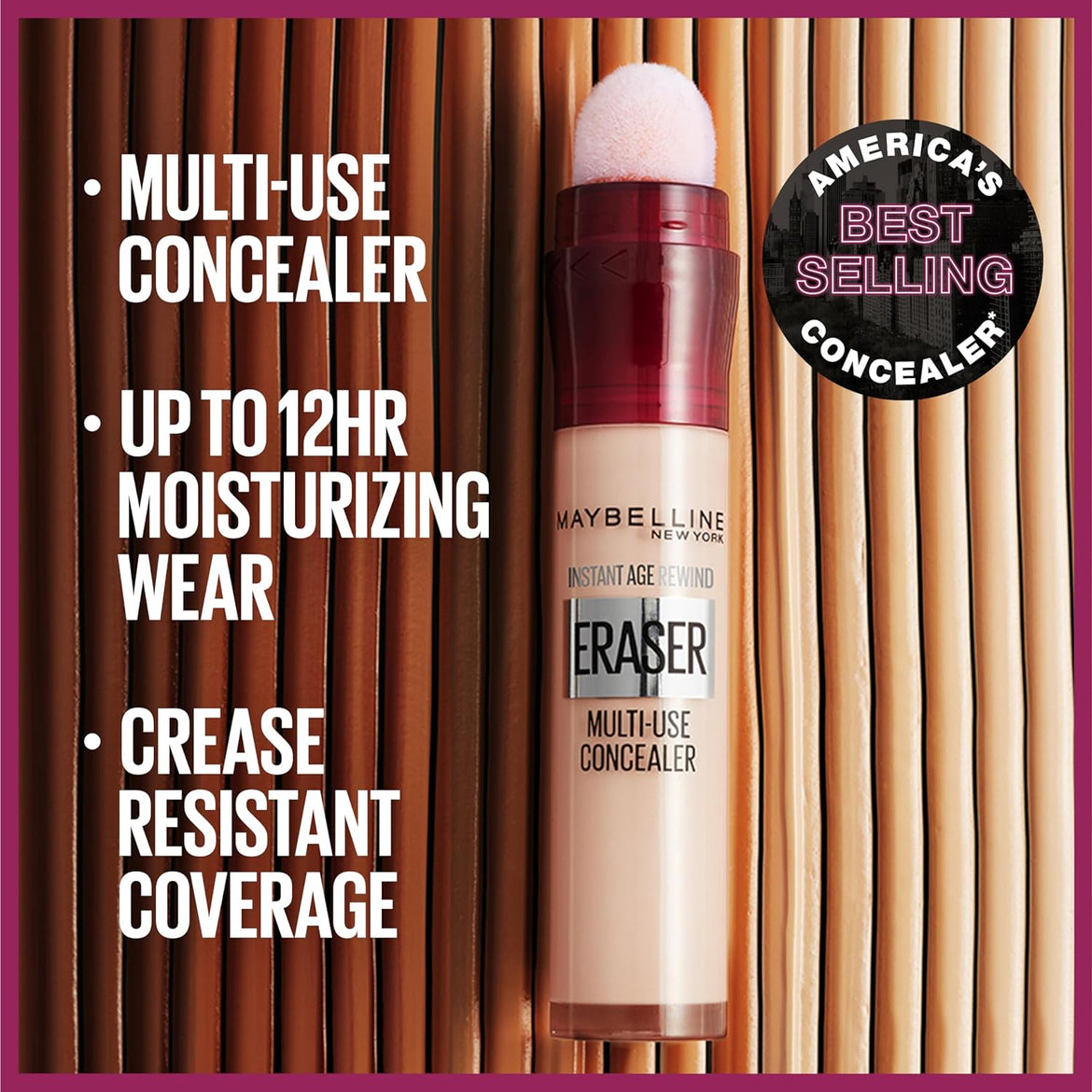 MAYBELLINE New York, Instant Age Rewind Eraser Concealer 01 - Light