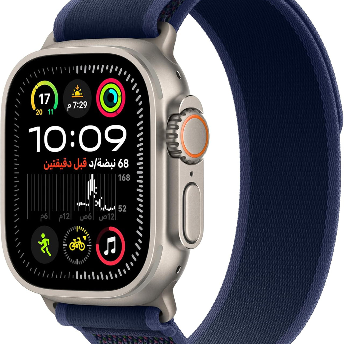 Apple Watch Ultra 2 GPS + Cellular 49mm Smartwatch, Sports Watch with Black Rugged Titanium Case and Dark Green Alpine Loop - M. Fitness Tracker, Precision GPS, Extra-Long Battery Life, Carbon Neutral