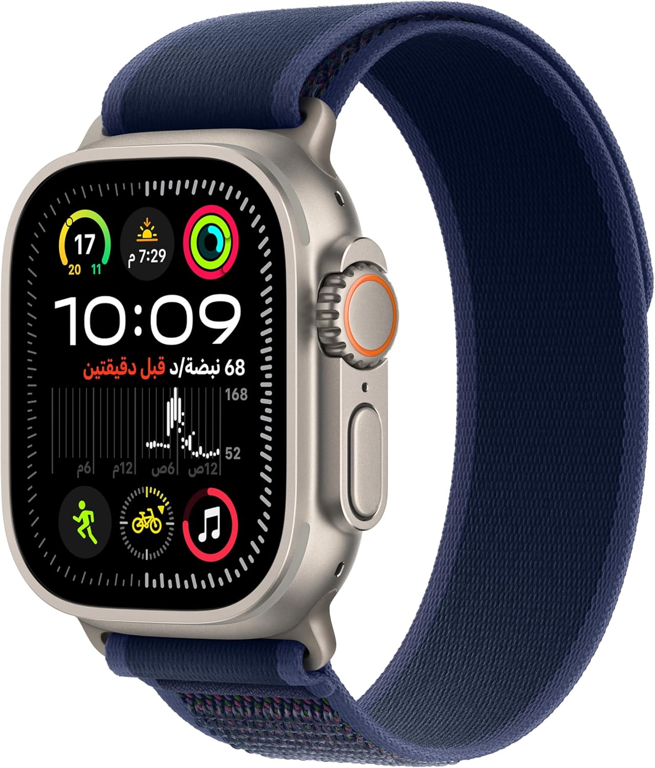 Apple Watch Ultra 2 GPS + Cellular 49mm Smartwatch, Sports Watch with Black Rugged Titanium Case and Dark Green Alpine Loop - M. Fitness Tracker, Precision GPS, Extra-Long Battery Life, Carbon Neutral