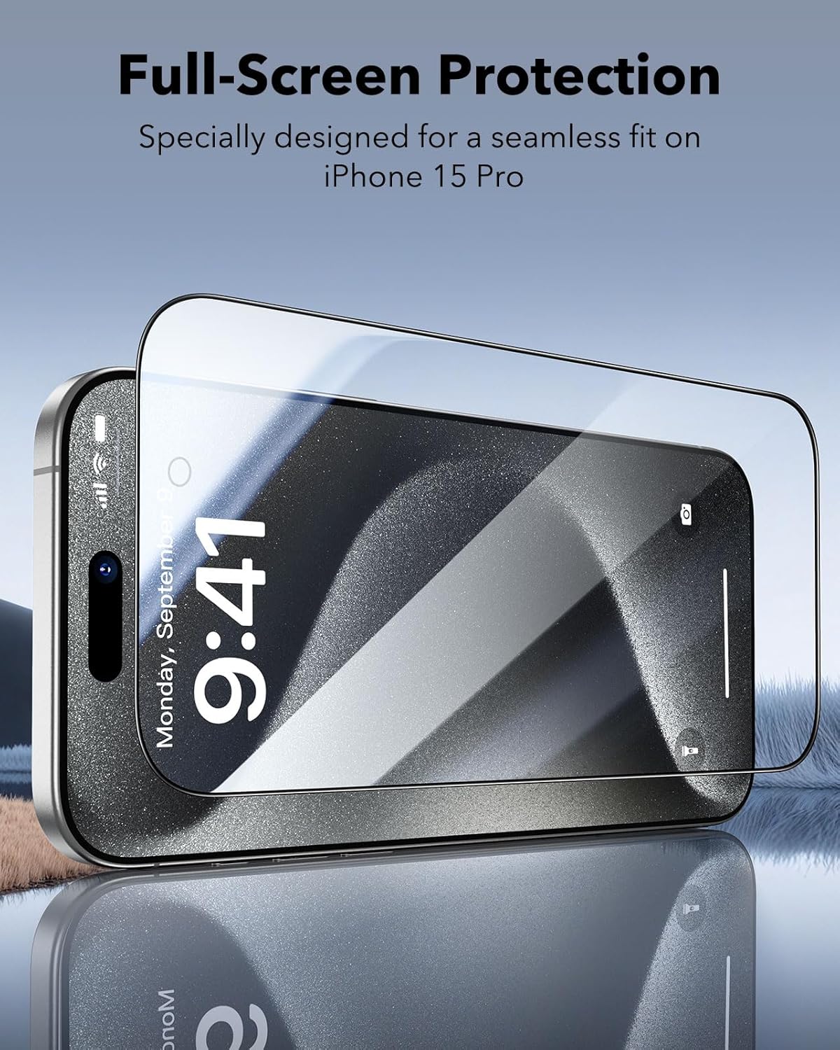 ESR 3 Pack for iPhone 17 Pro Max Screen Protectors Tempered Glass, High Clarity, 9H Hardness Scratch Resistant, Full Coverage, Military-Grade, Shatterproof, Screen Guard with Ultra Fit Tray