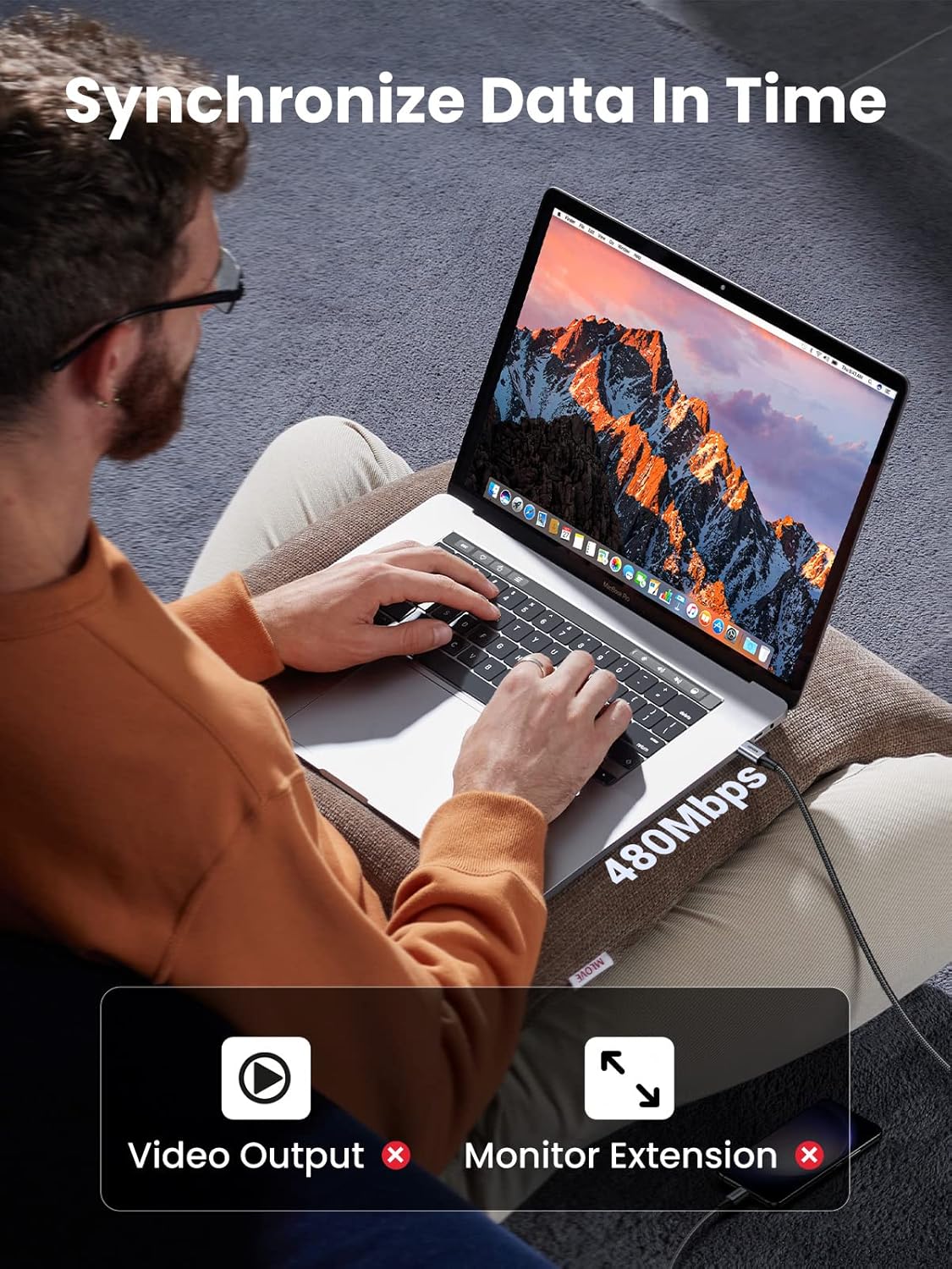 UGREEN USB C to USB C Cable 60 W PD 3.0, PPS USB-C Charging Cable Compatible with iPhone 17 Pro Max, iPhone Air, iPhone 16 15 Pro Max, Galaxy S25 S24 MacBook Air M2 iPad Pro, Air 5/Mini, Pixel 9 etc