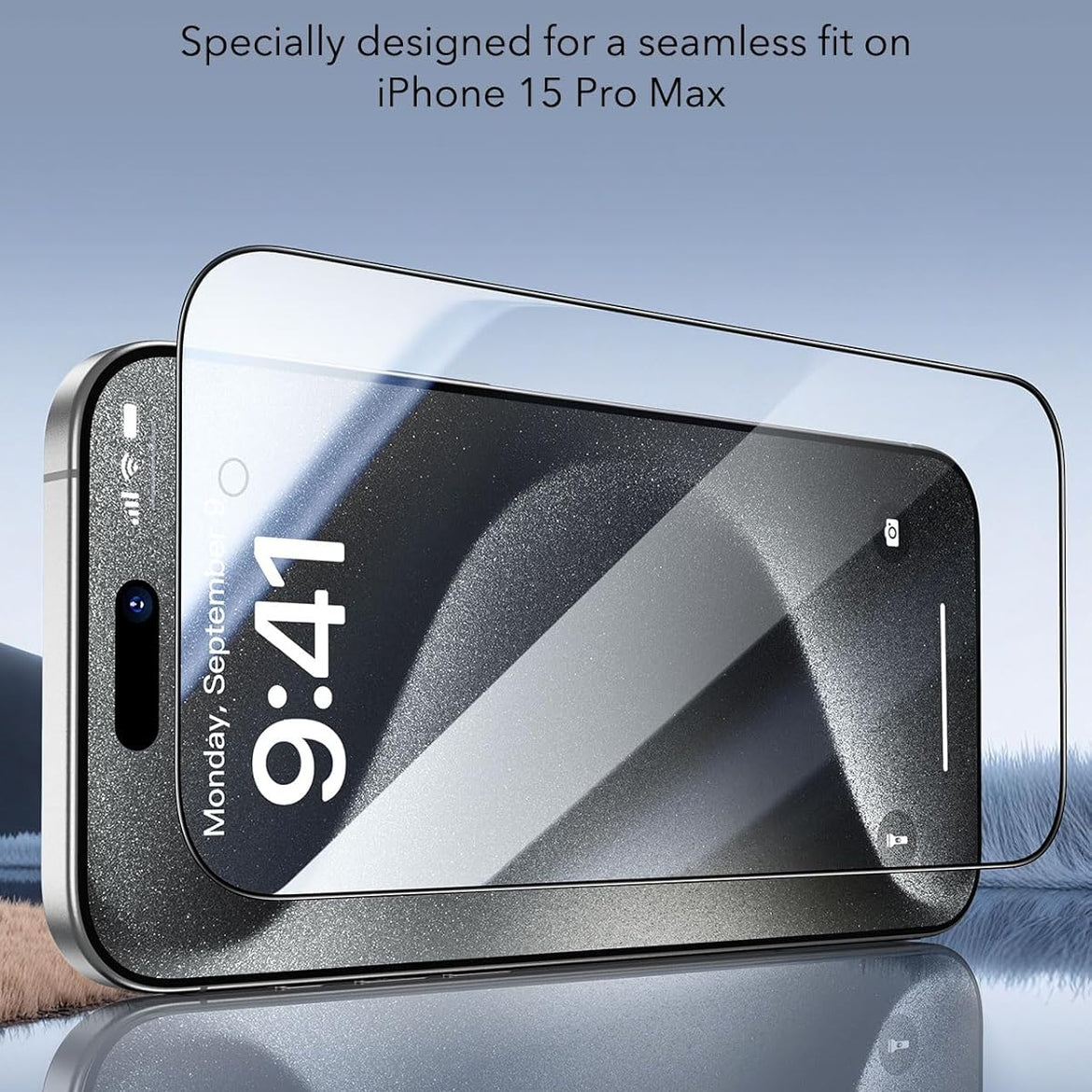 ESR 3 Pack for iPhone 17 Pro Max Screen Protectors Tempered Glass, High Clarity, 9H Hardness Scratch Resistant, Full Coverage, Military-Grade, Shatterproof, Screen Guard with Ultra Fit Tray