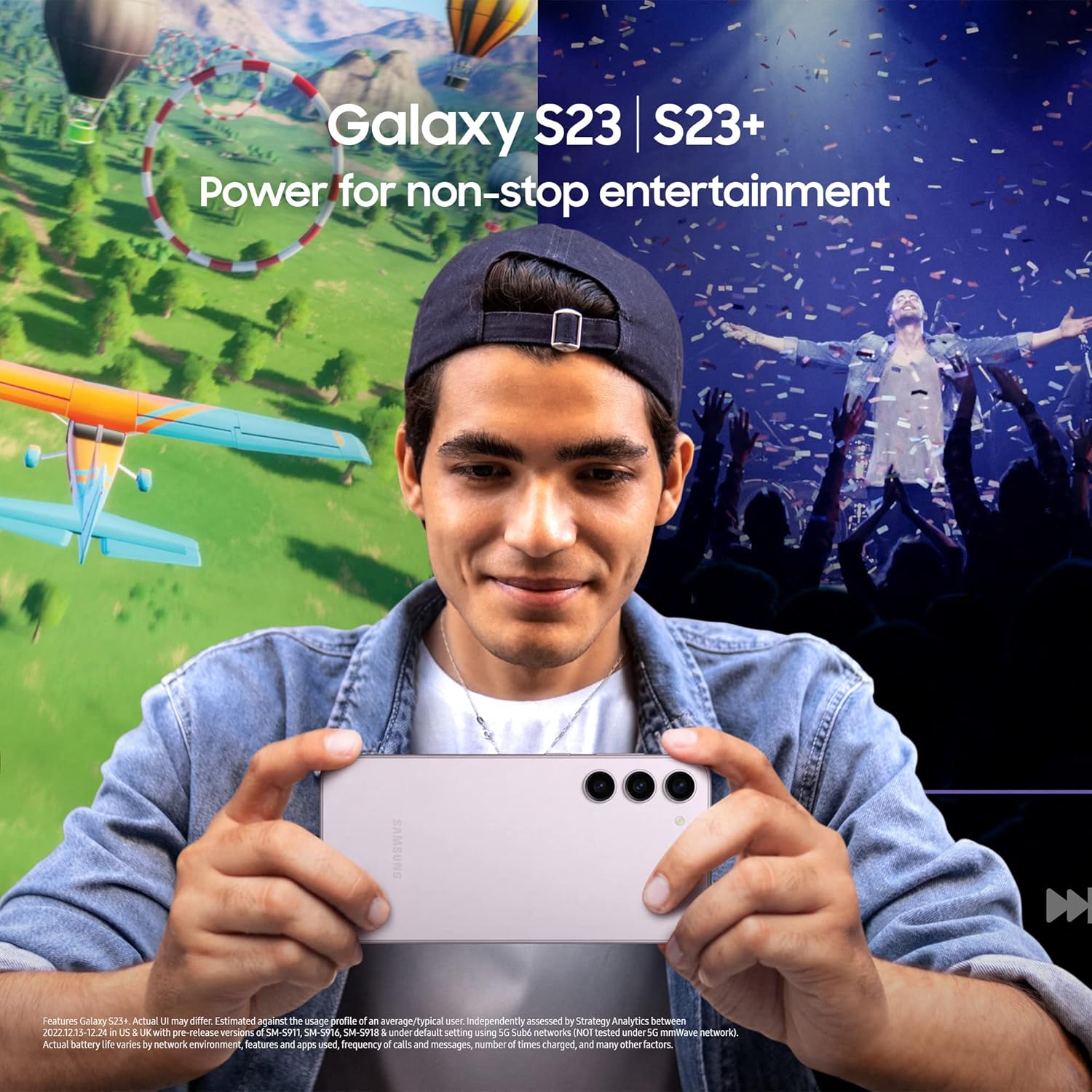 Samsung Galaxy S23, 8GB RAM 256GB Phantom Black, International Version, 5G Mobile Phone, Dual SIM, Android Smartphone