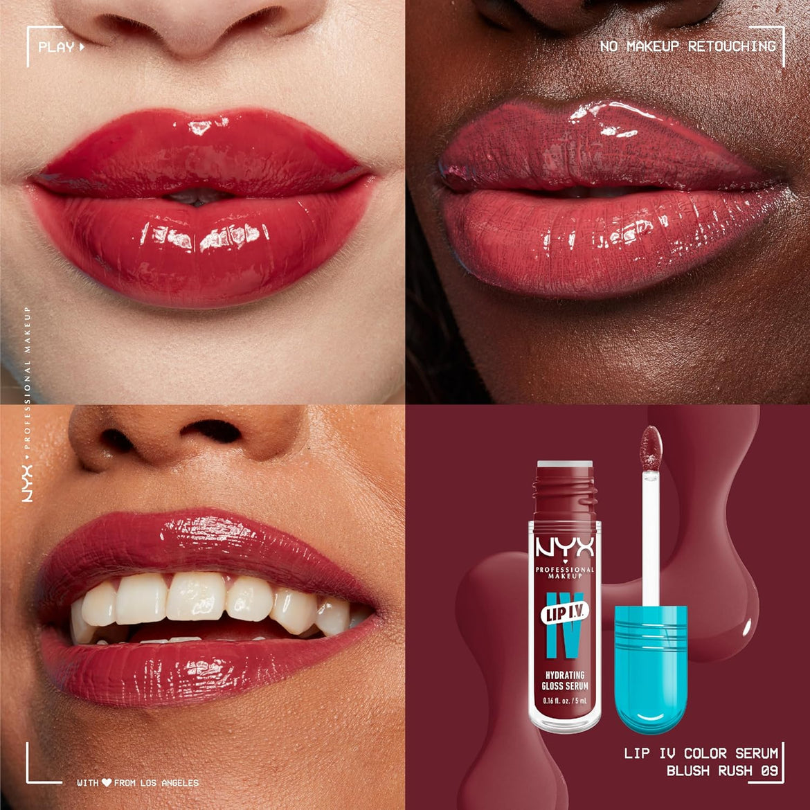 Click to see full view NYX Professional Makeup Lip IV Hydrating Gloss Stain, Lip Gloss