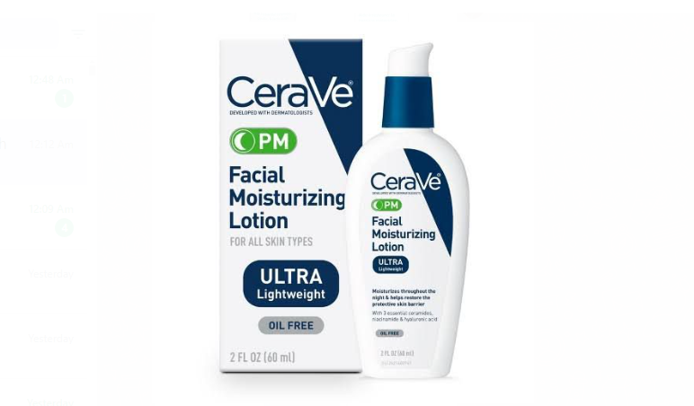 CeraVe PM Facial Moisturizing Lotion | Night Cream